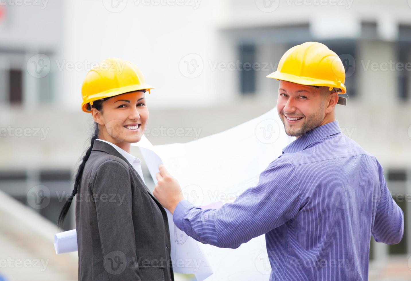 Construction manager  architect photo