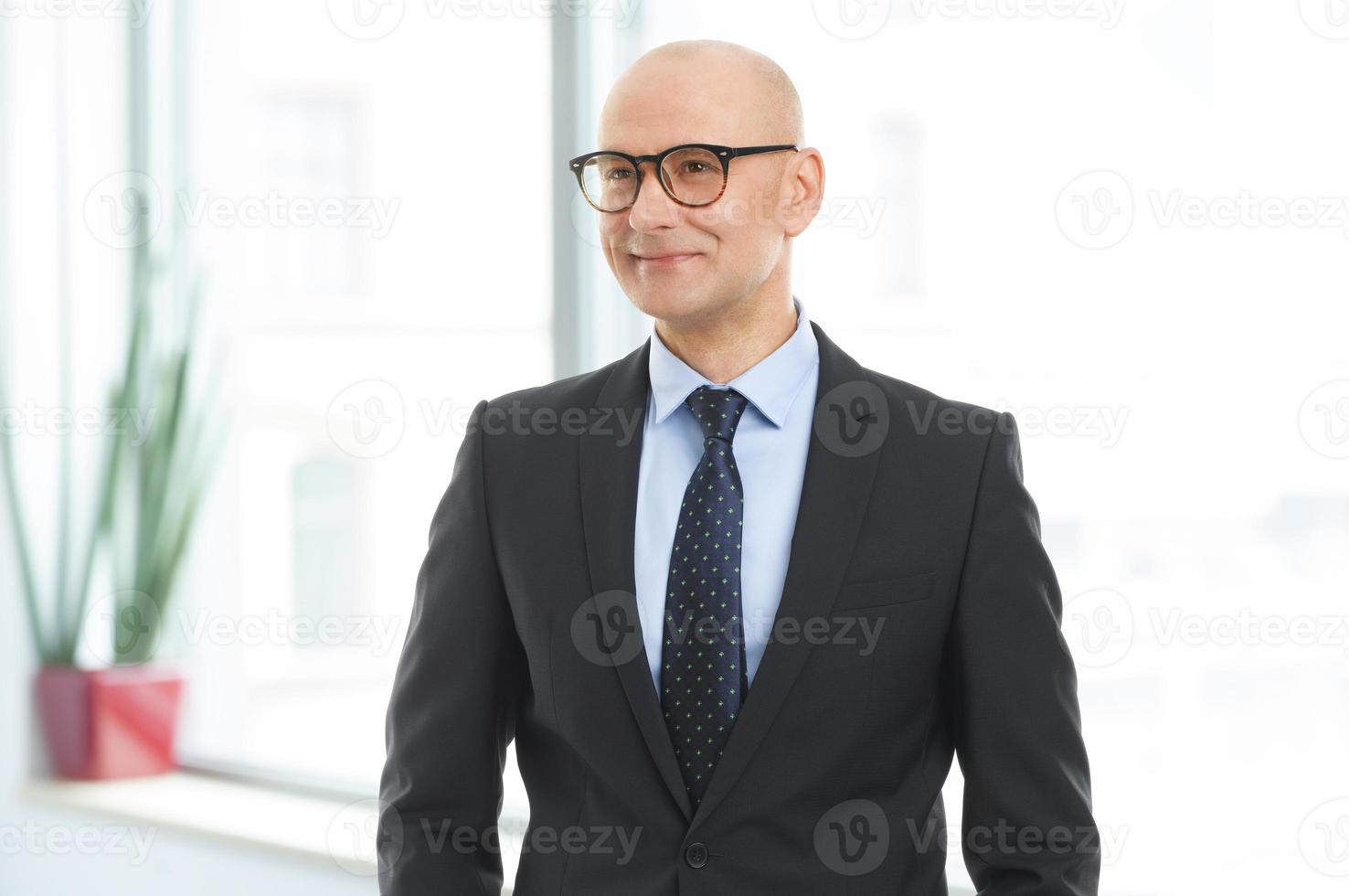 Businessman portrait at office photo
