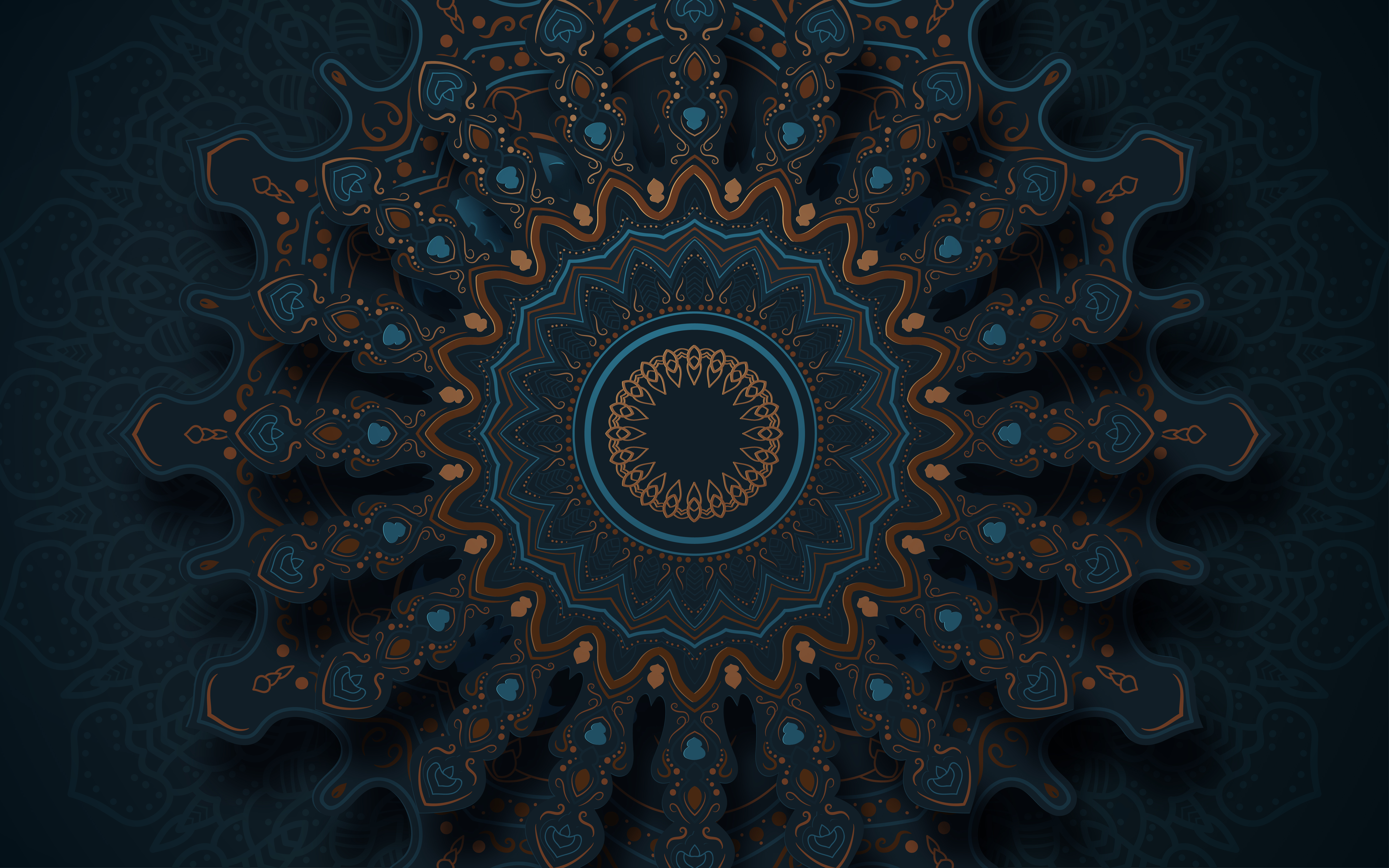 Download Intricate Mandala Background - Download Free Vectors ...