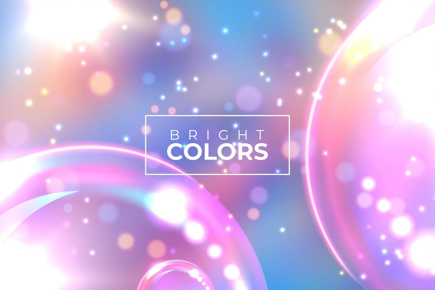 Abstract Large Shiny Bubbles Background  vector