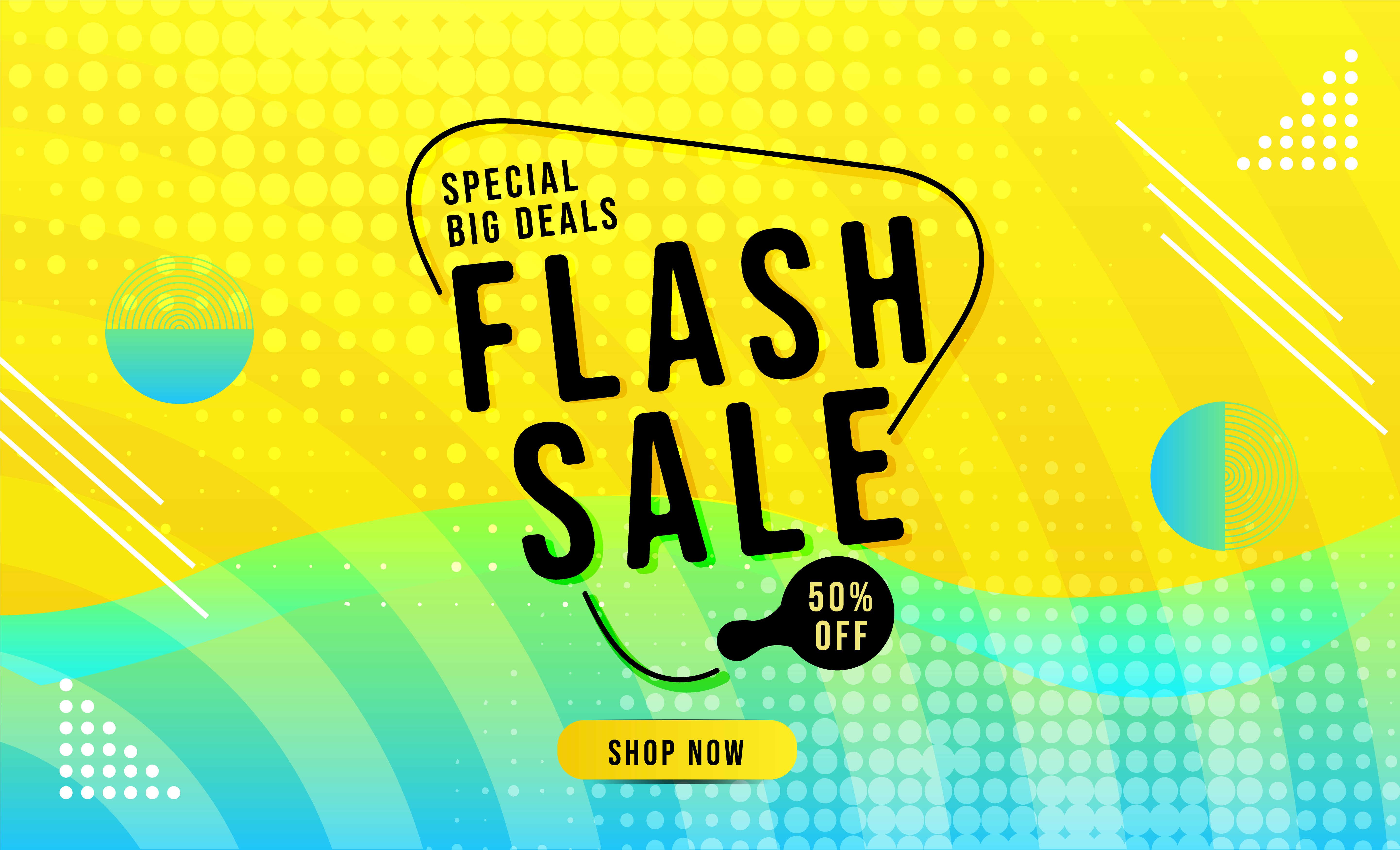 Modern flash sale banner 999511 Vector Art at Vecteezy