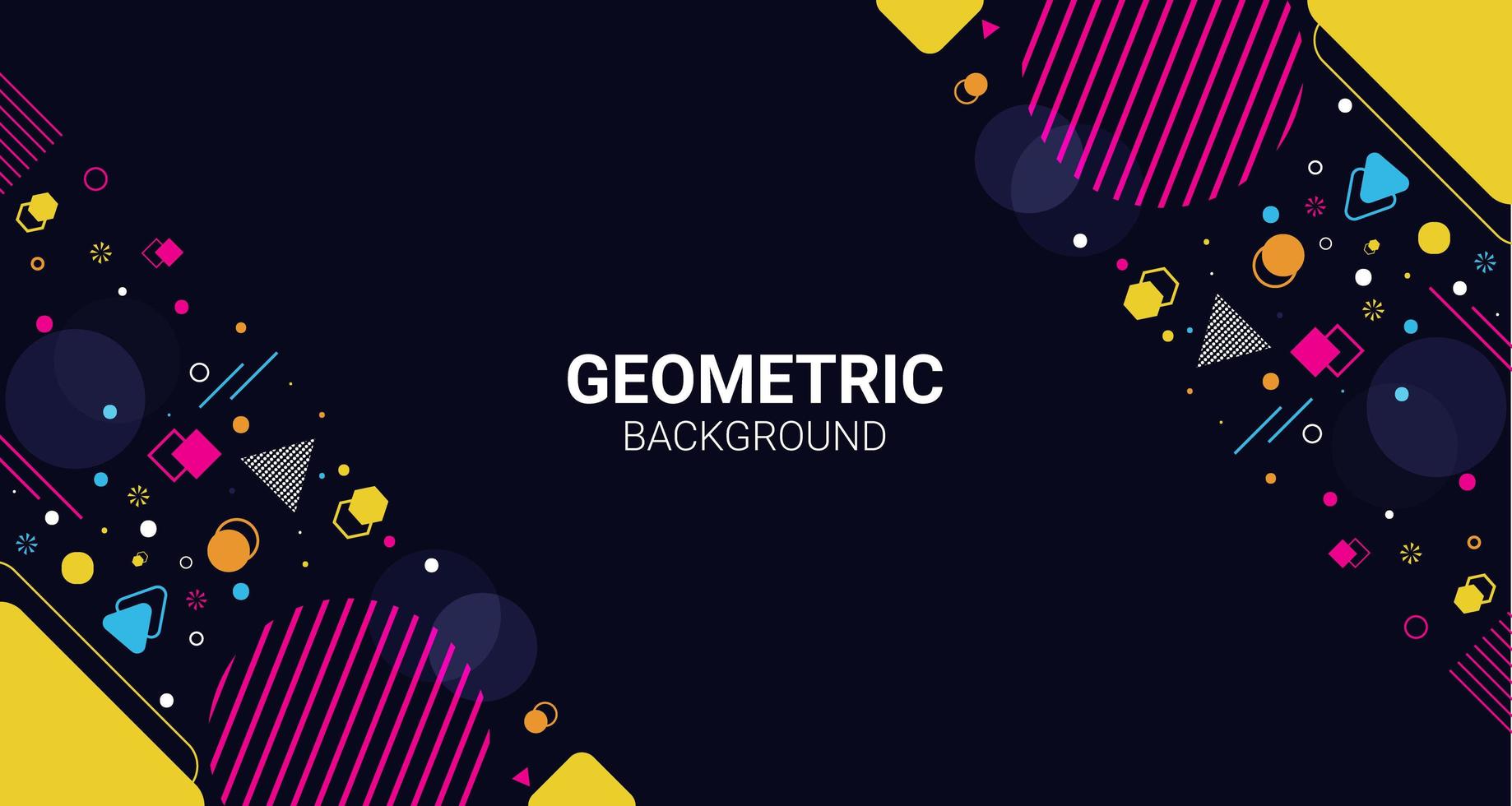 Multi Shape background  vector