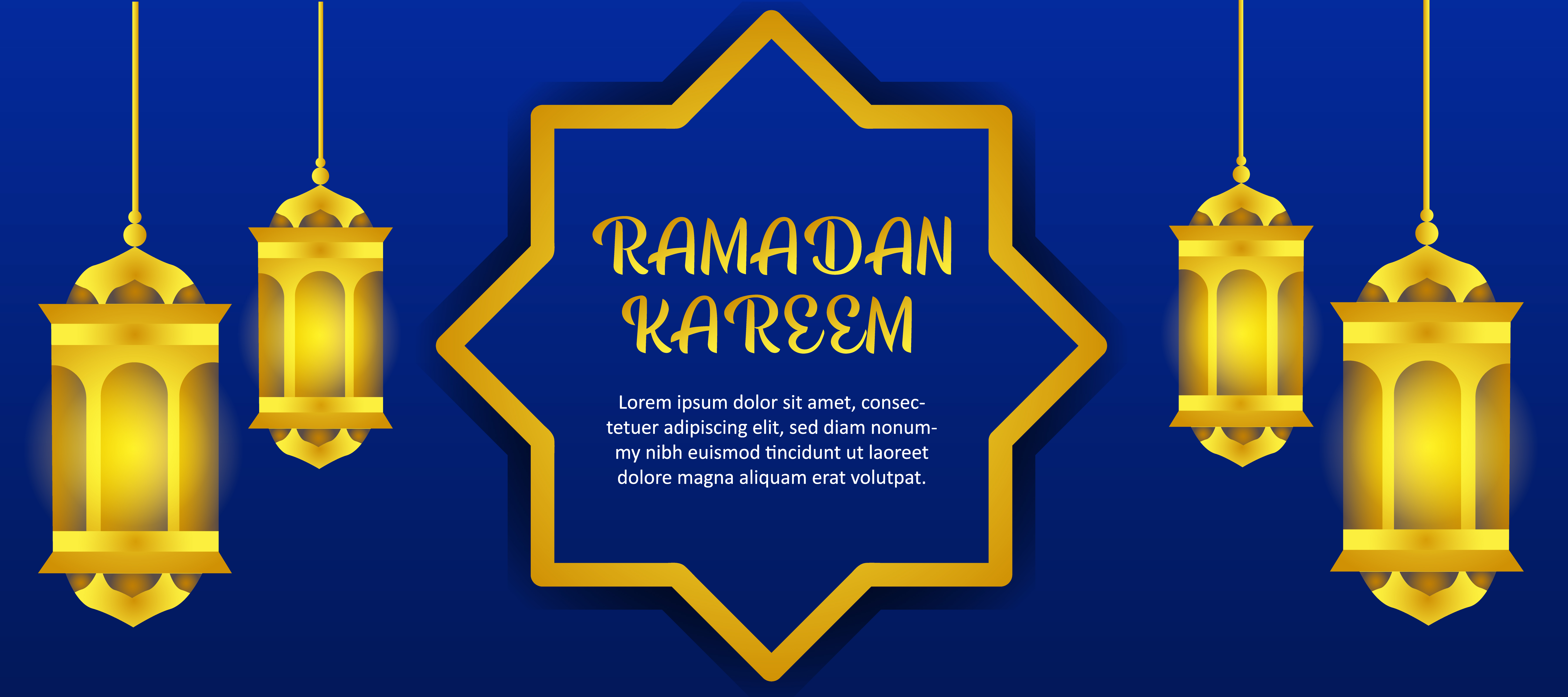 Ramadan Kareem Banner 999602 Vector Art At Vecteezy