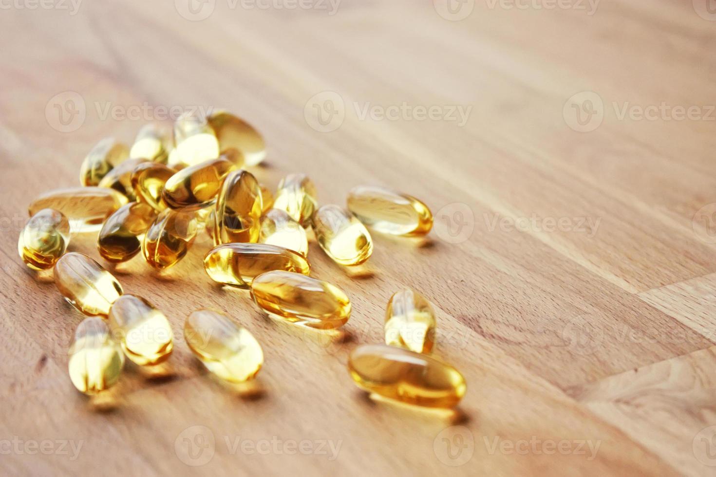 Fish oil capsules photo