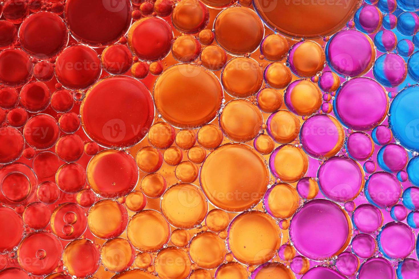 aceite y agua sobre colores 18 foto