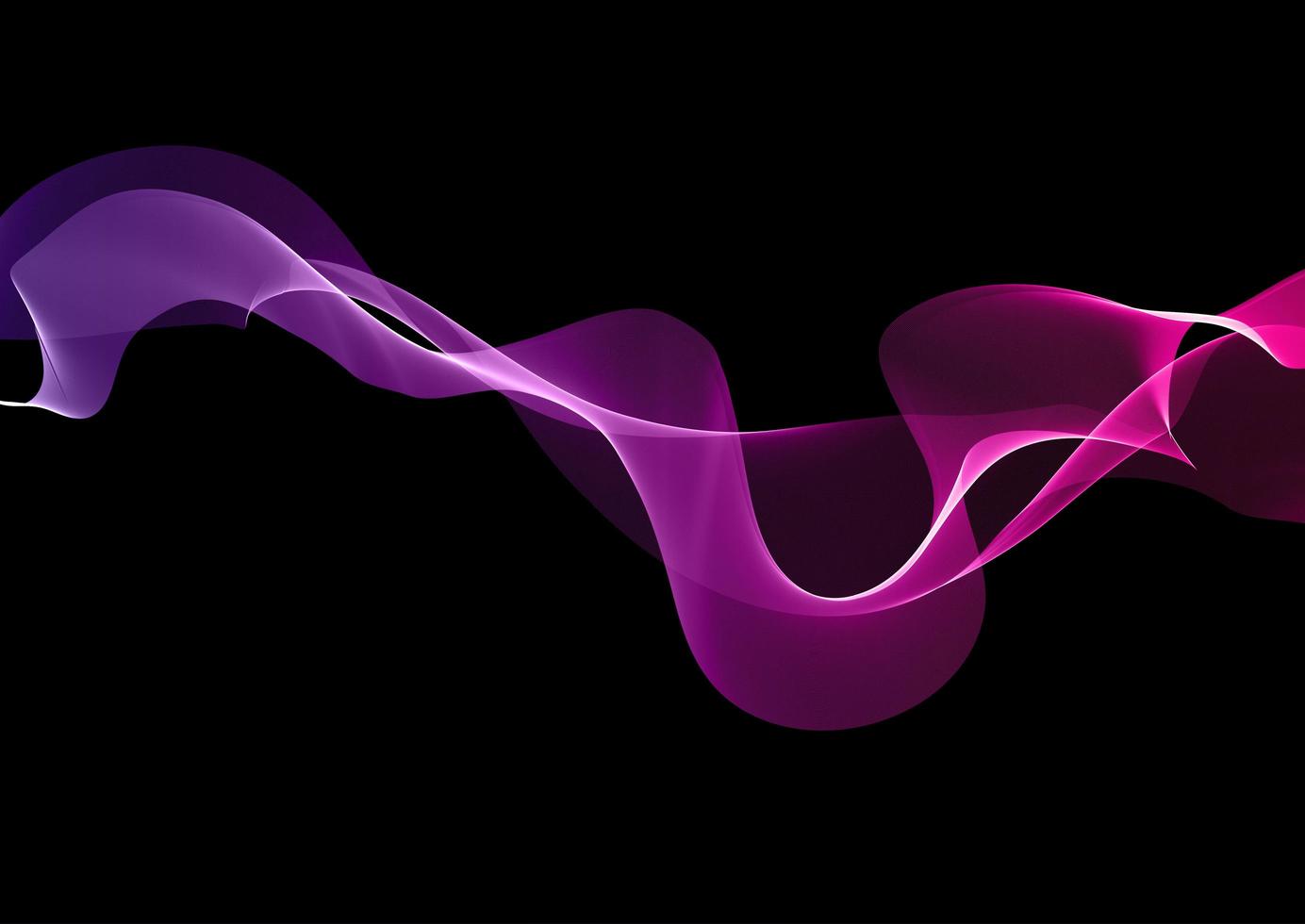 diseño de líneas fluidas de degradado rosa púrpura vector