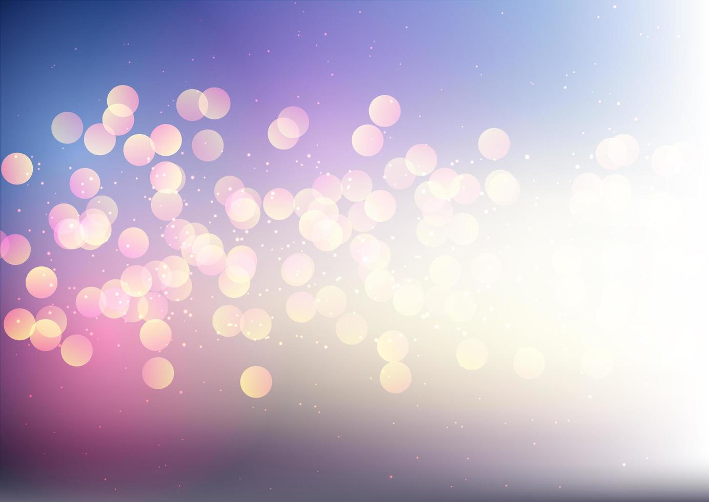 Sparkling bokeh lights design vector