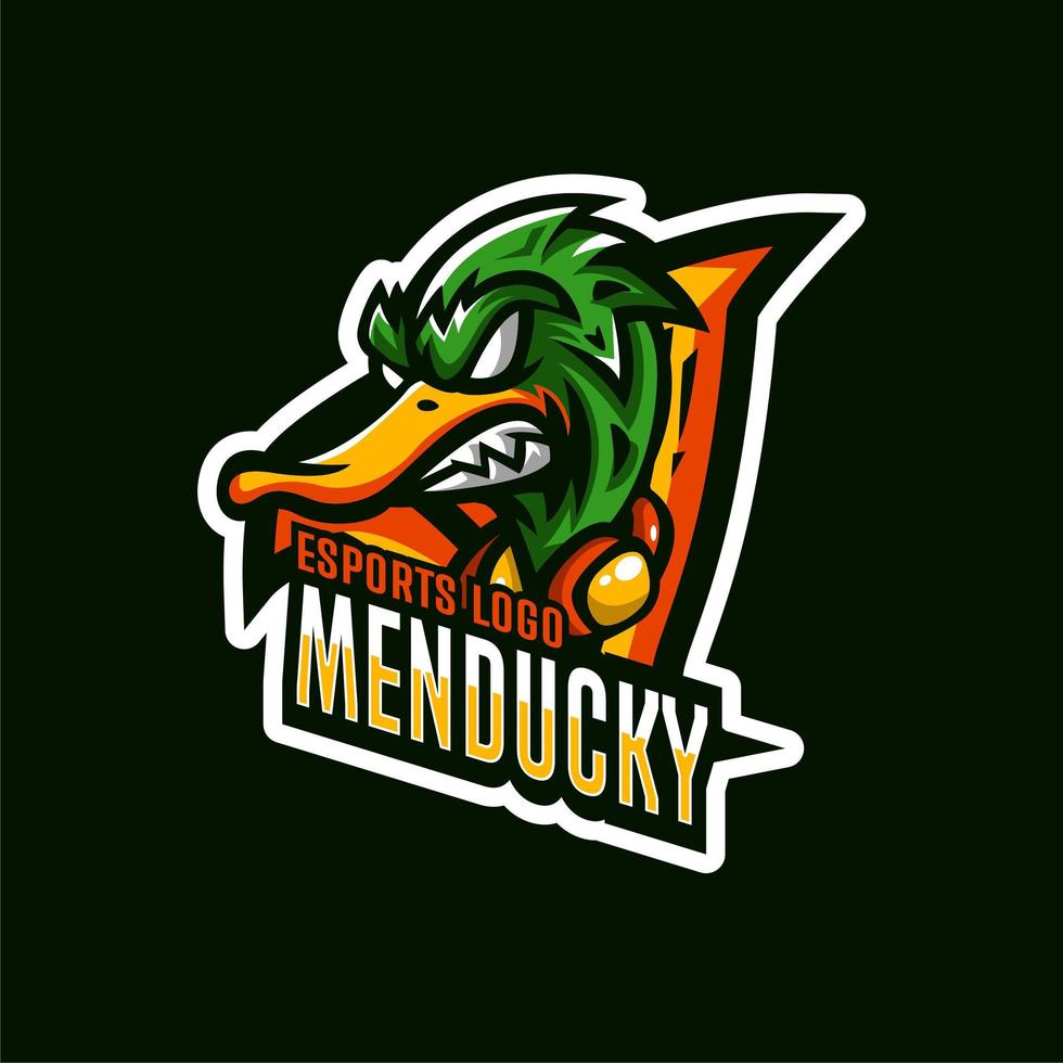 Duck Esports Emblem vector