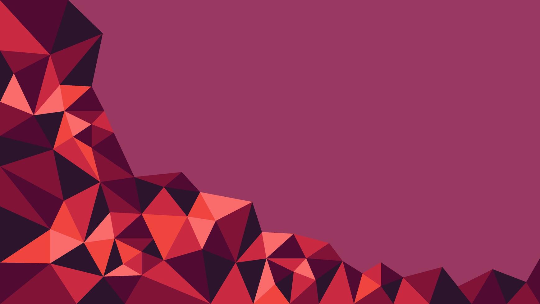 Purple and Red Low Poly Background vector