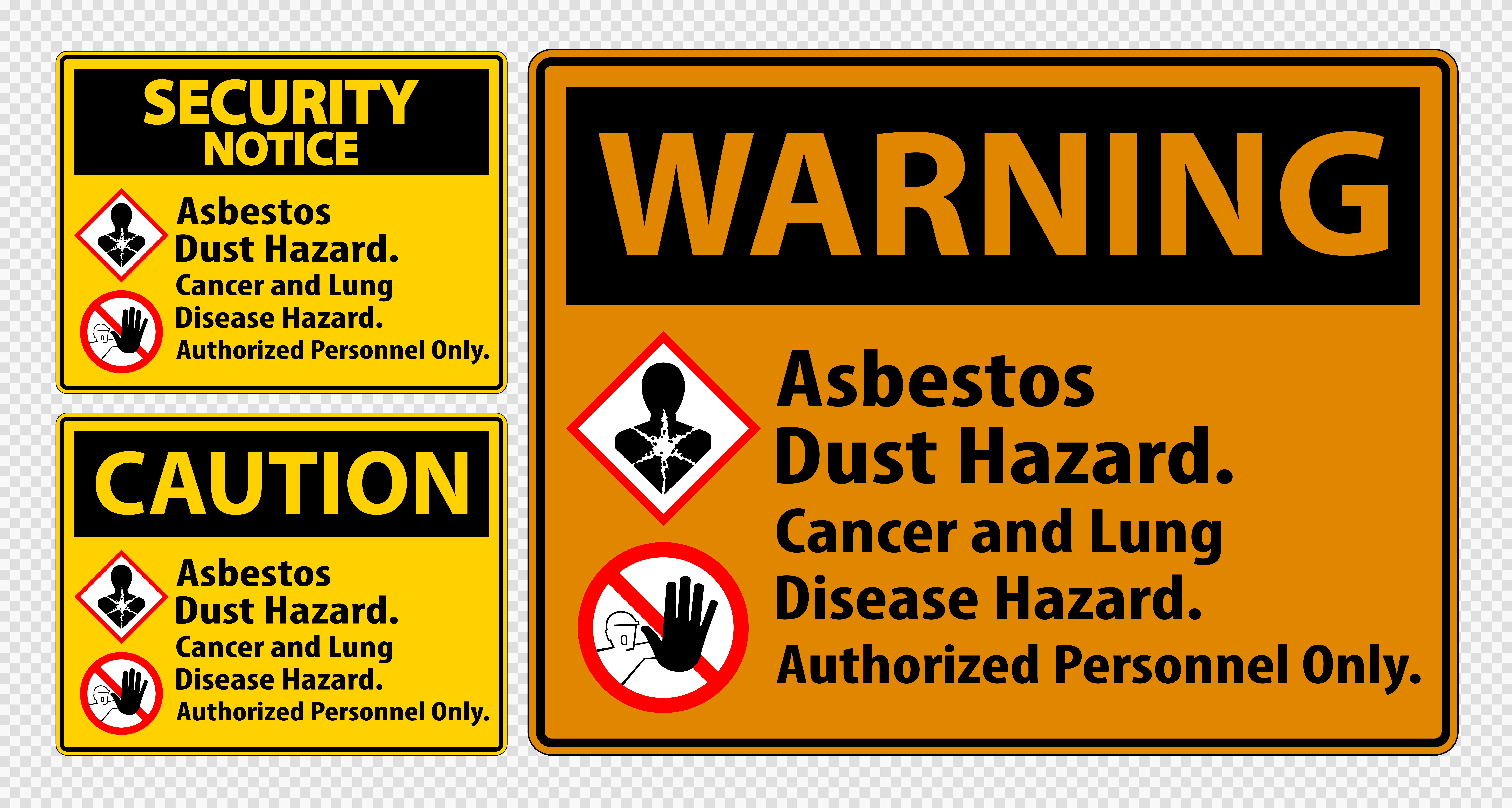 A warning label is required to provide set information