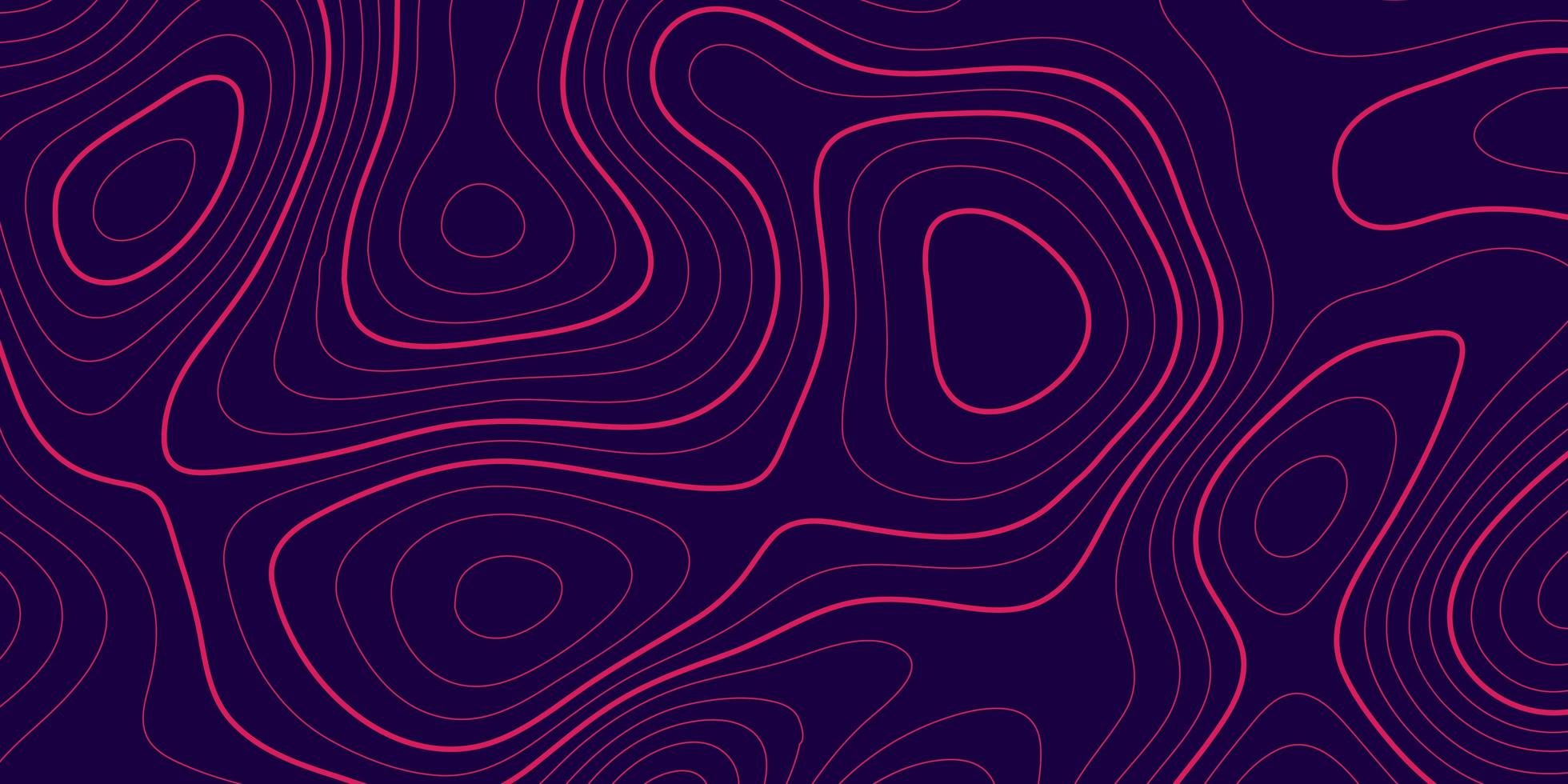 Banner with topography contour vector