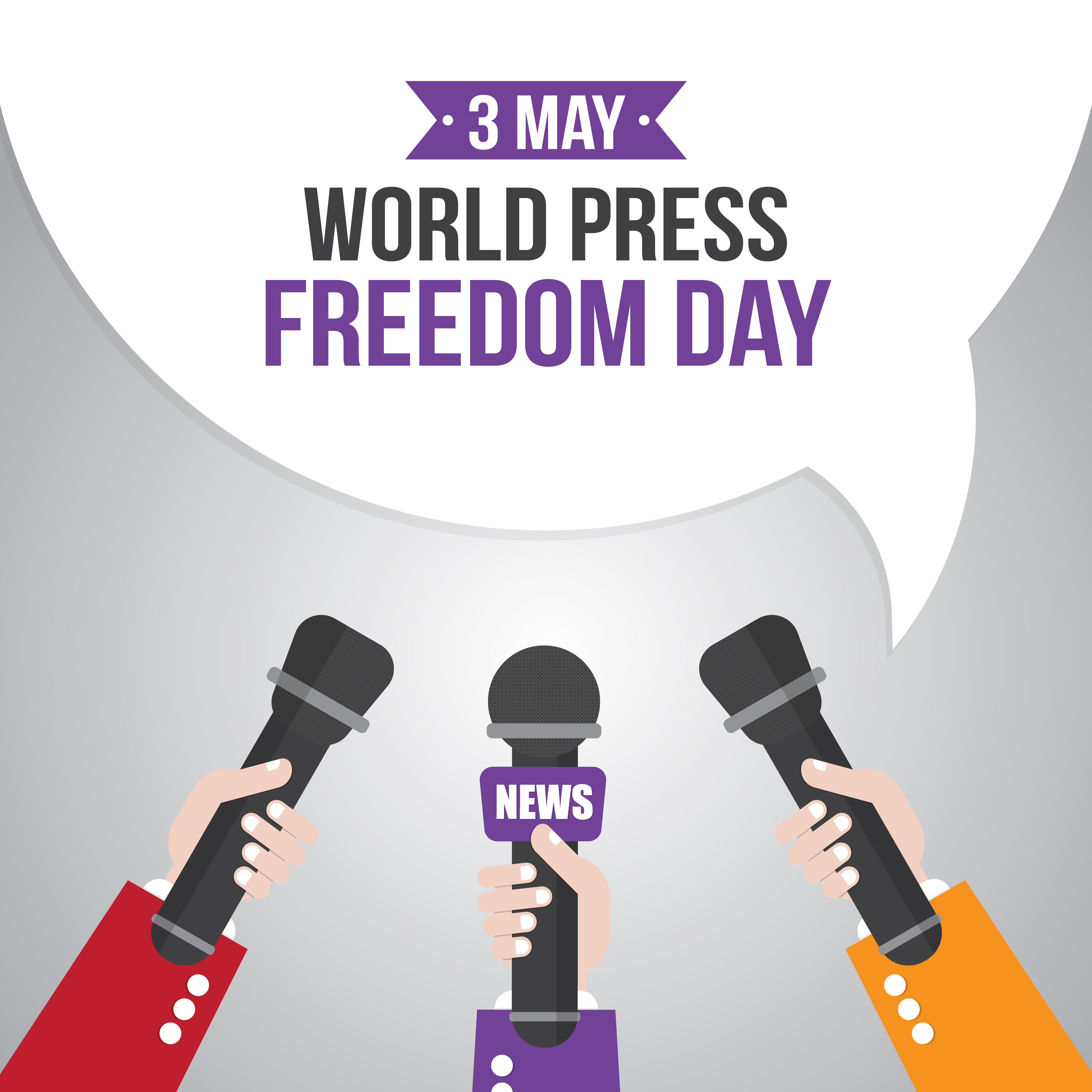 World Press Freedom Day Poster 1040633 Vector Art at Vecteezy