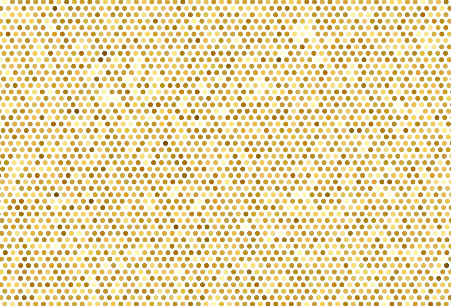 Abstract Golden Dotted Pattern Background vector