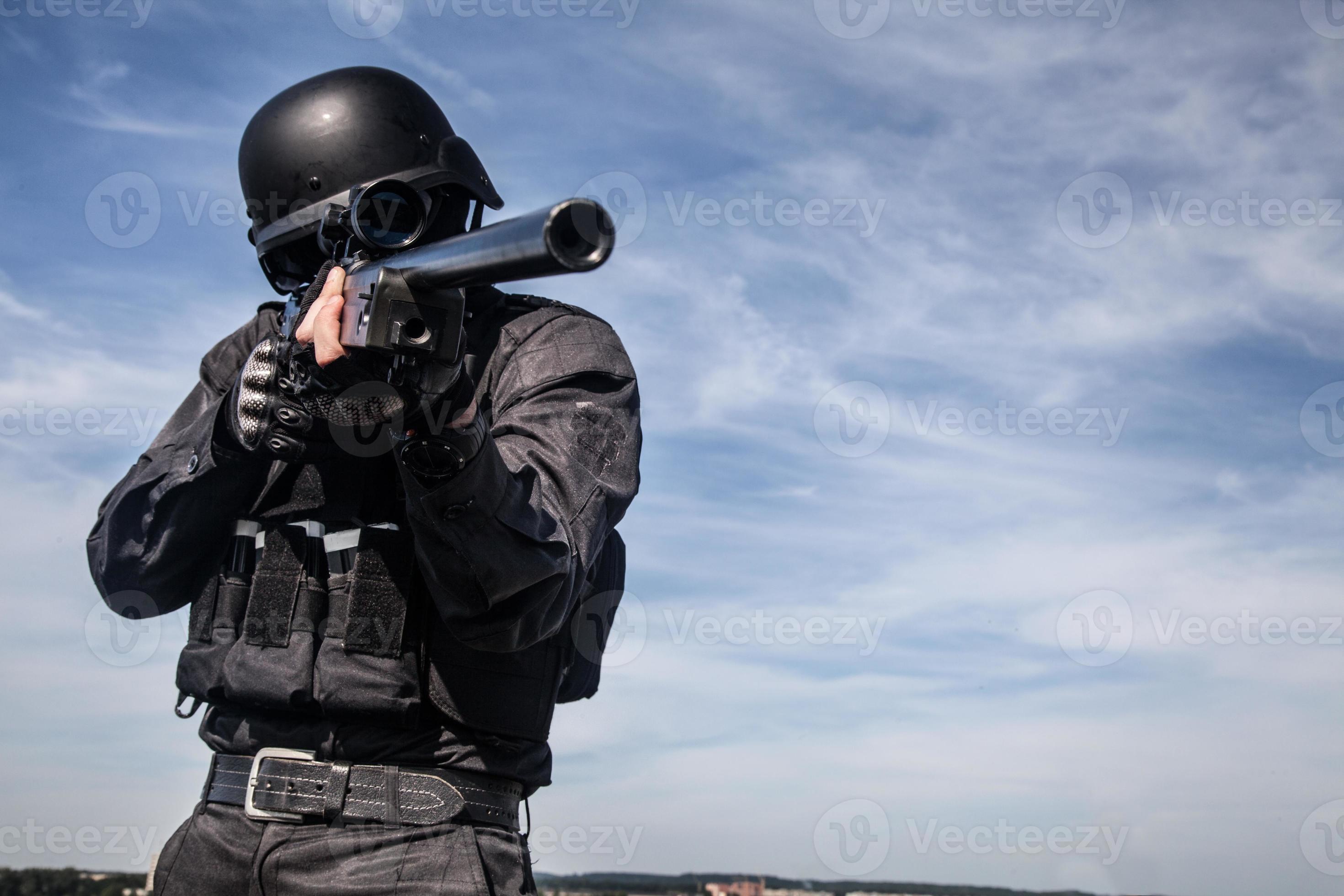 SWAT police sniper photo