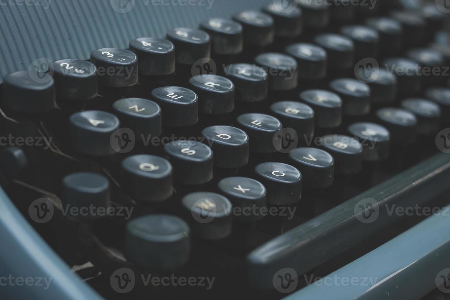 detalle de la máquina de escribir foto