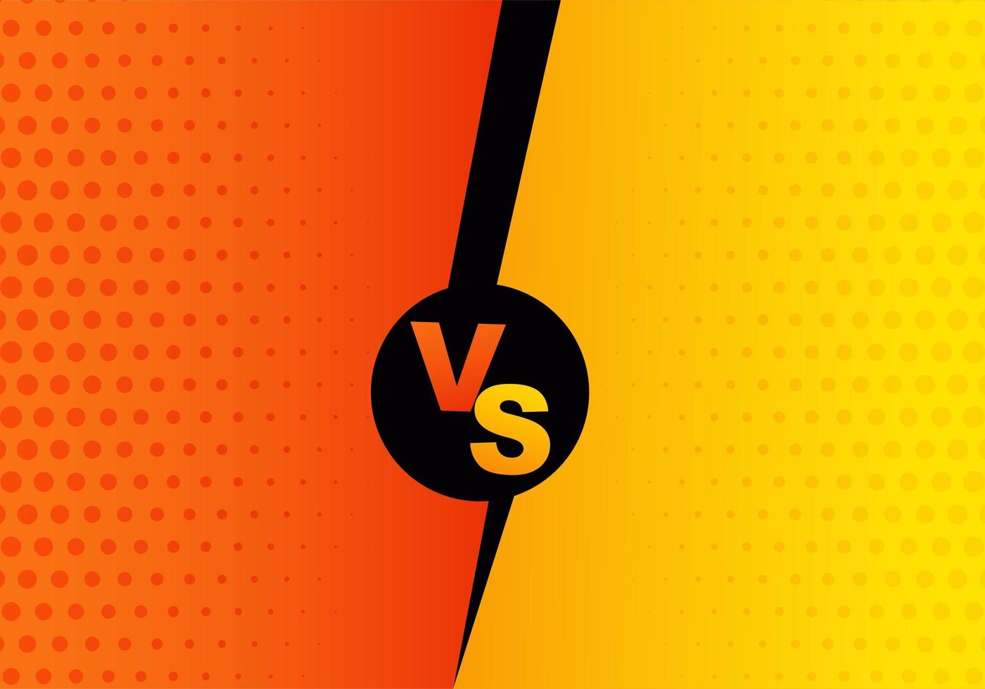 Versus Screen Bright Halftone Background  vector