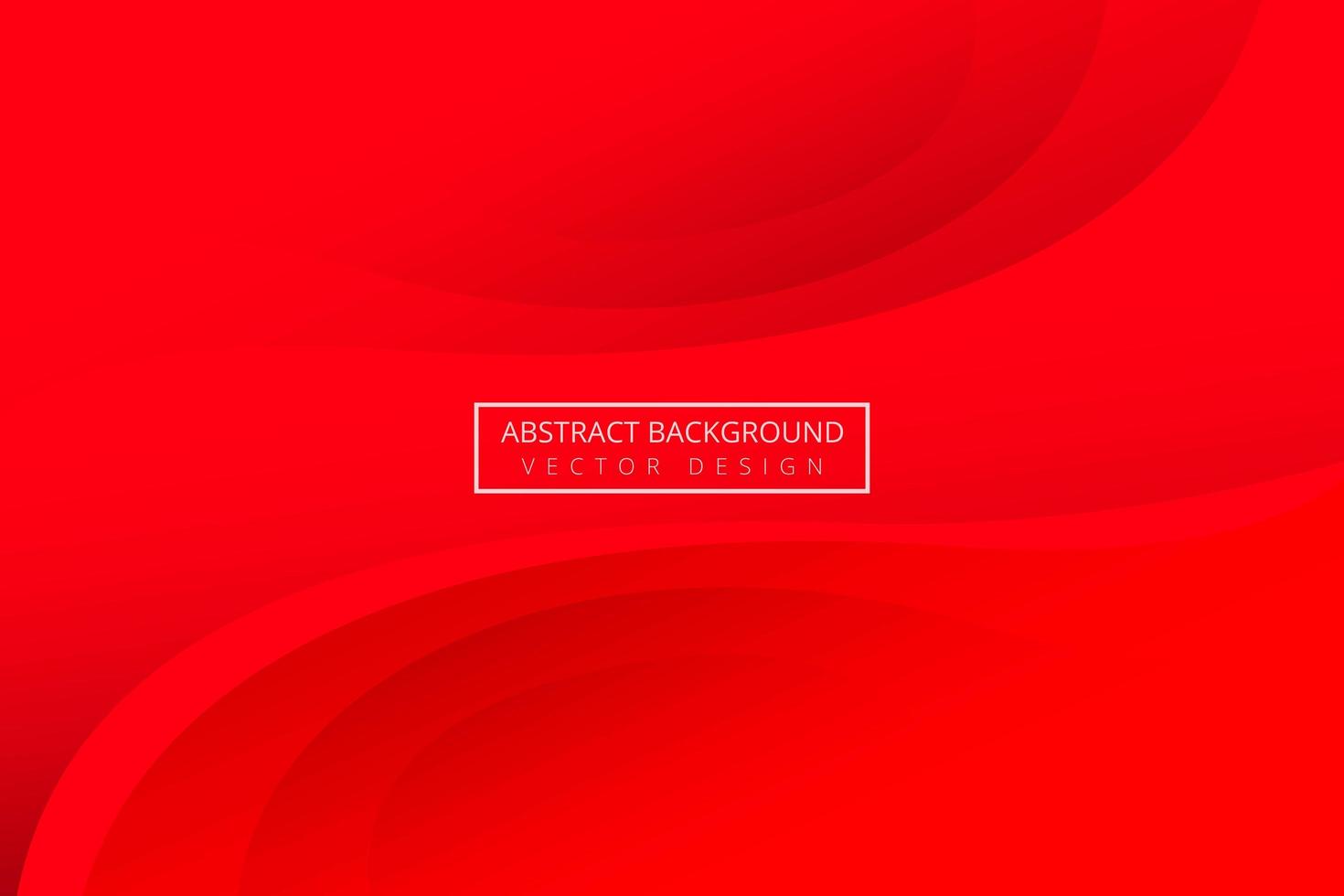 Red Wave Background vector