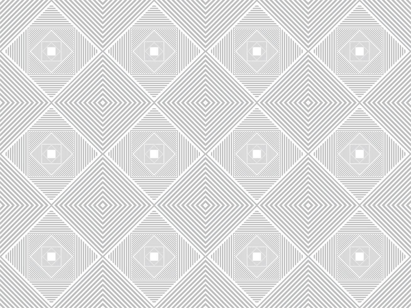 Abstract Grey Concentric Geometric Shape Pattern vector