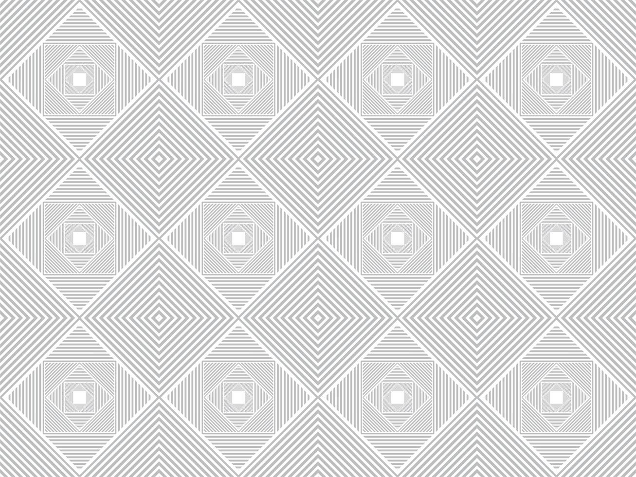 Abstract Grey Concentric Geometric Shape Pattern vector