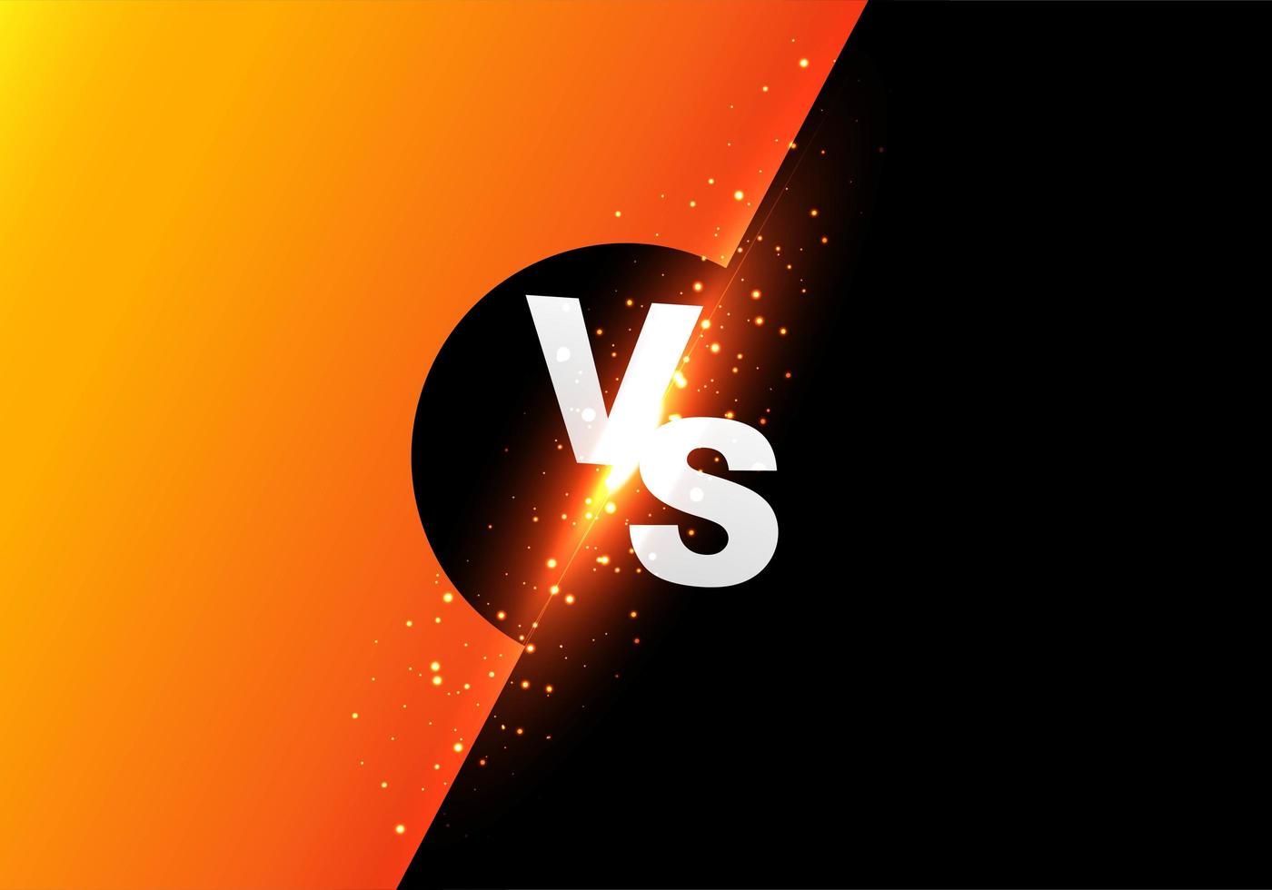 Versus Screen Bright Contrast Background  vector