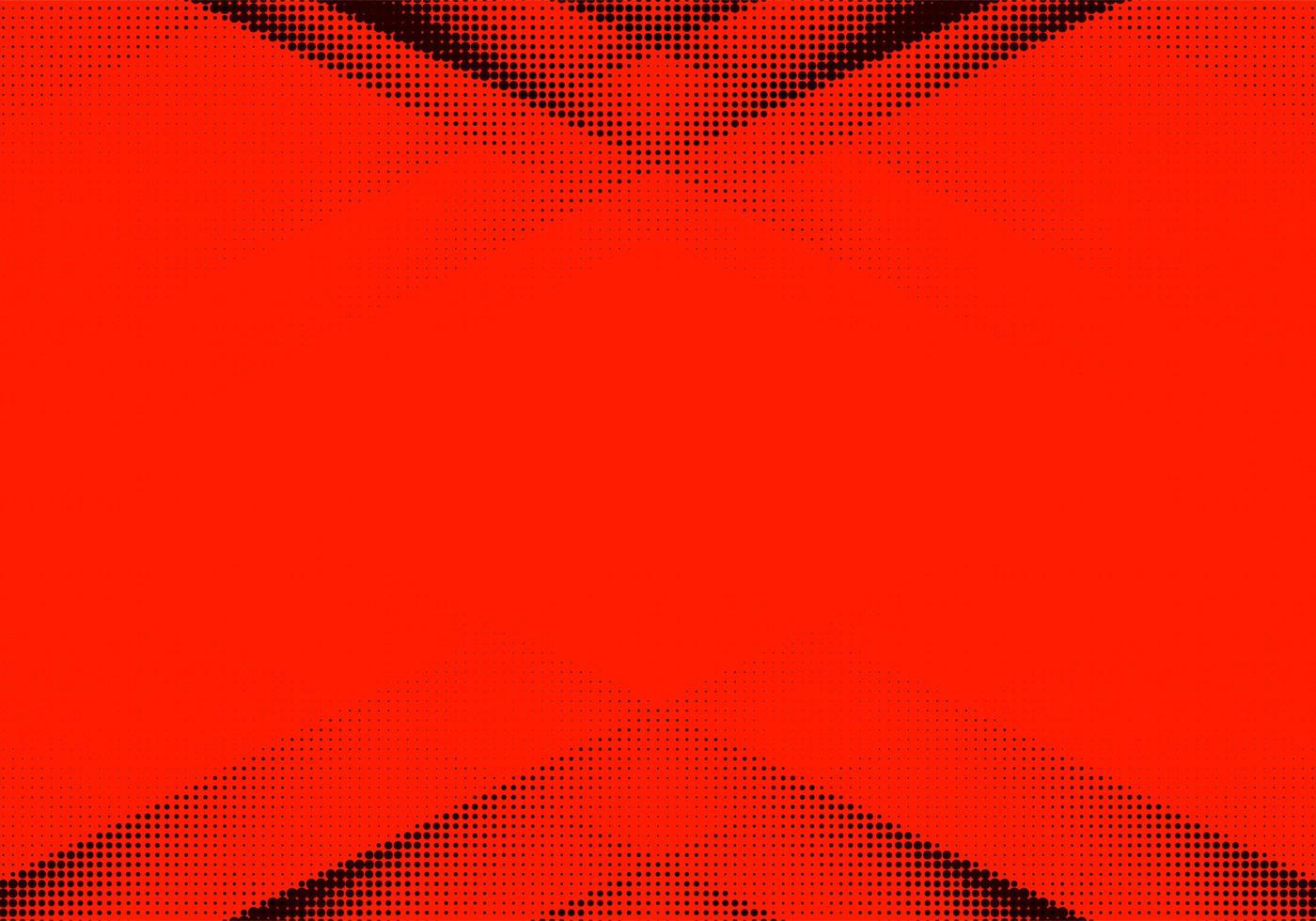 Fondo punteado rojo y negro abstracto vector