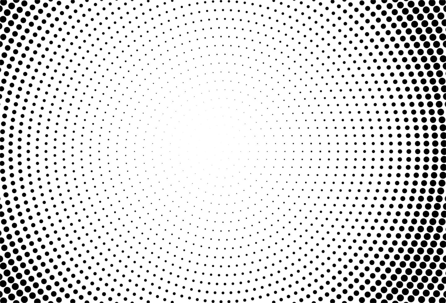 Abstract Circles Black Dots Background vector