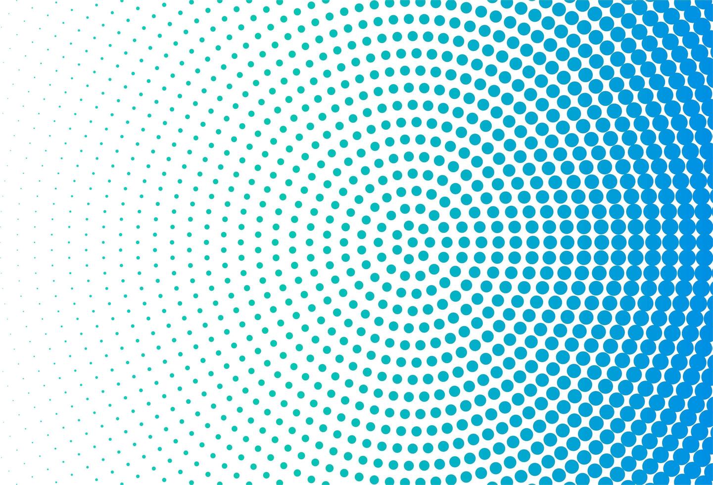 Fondo de círculo de puntos azules modernos vector