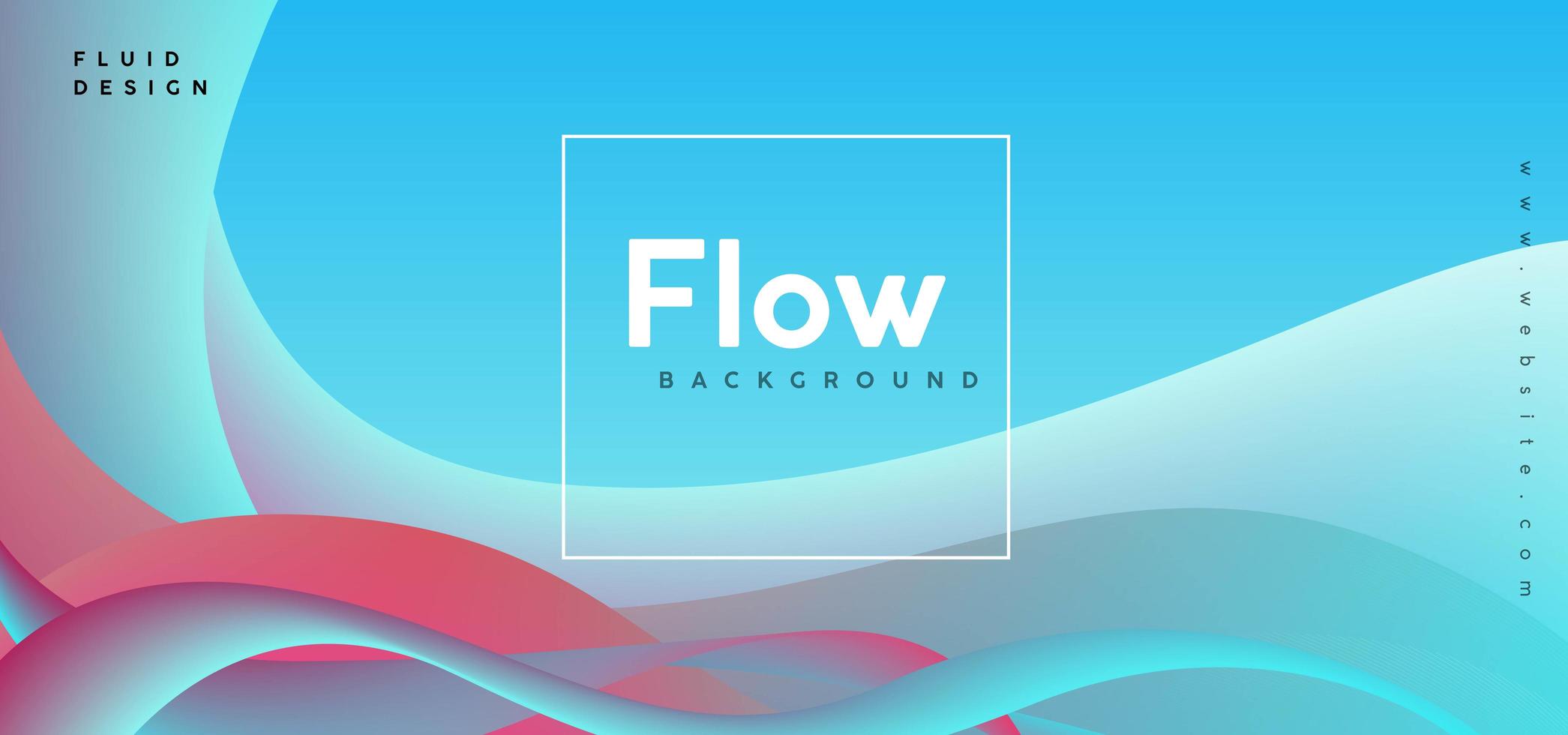 Colorful Flow Abstract Background vector