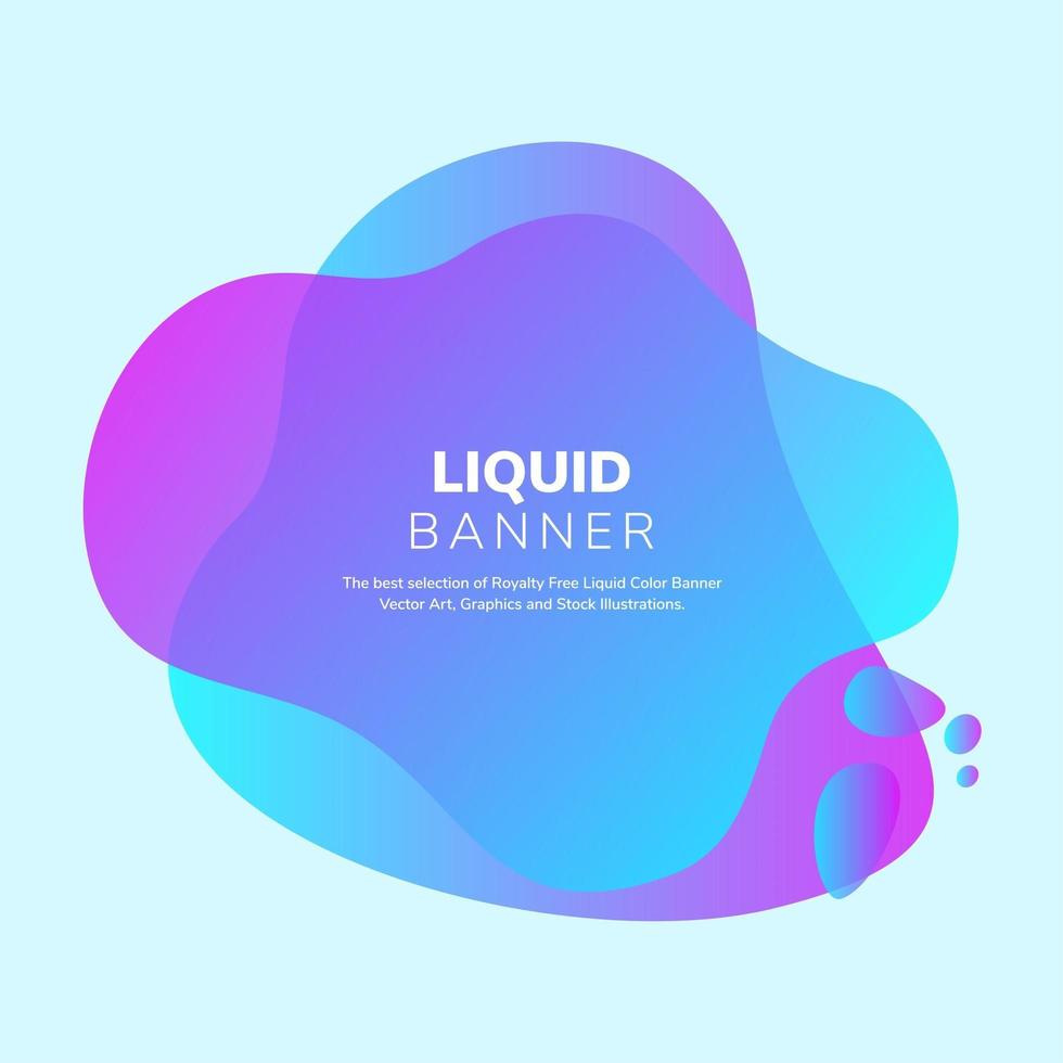 Purple and Blue Fluid Color Background vector