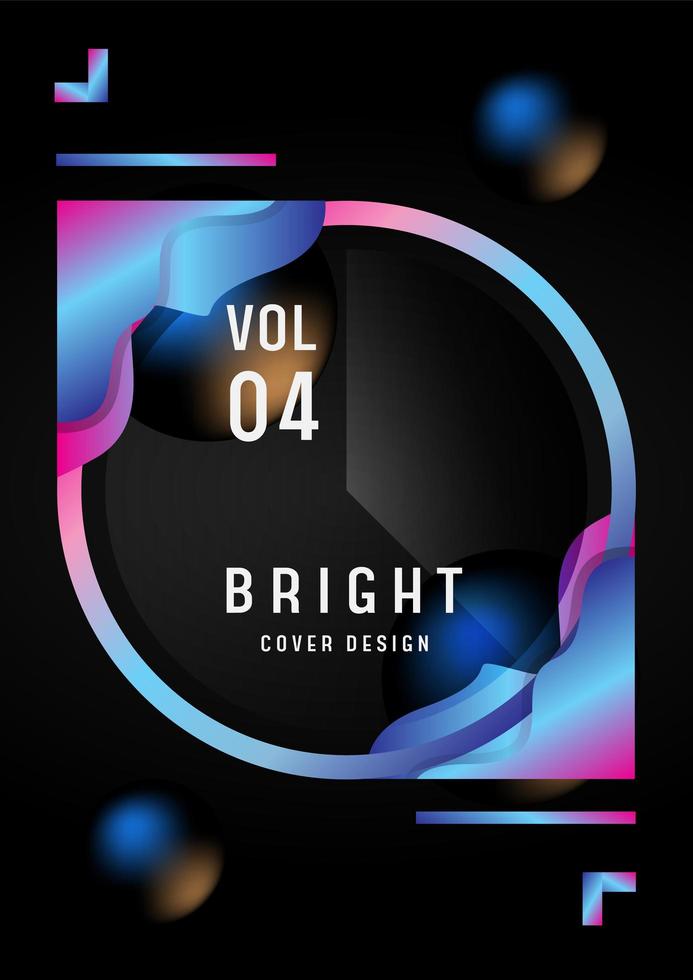 Modern colorful poster design template for business or company document 1060081 Vector Art at