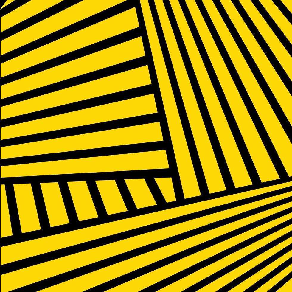 Yellow Abstract Lines Background vector