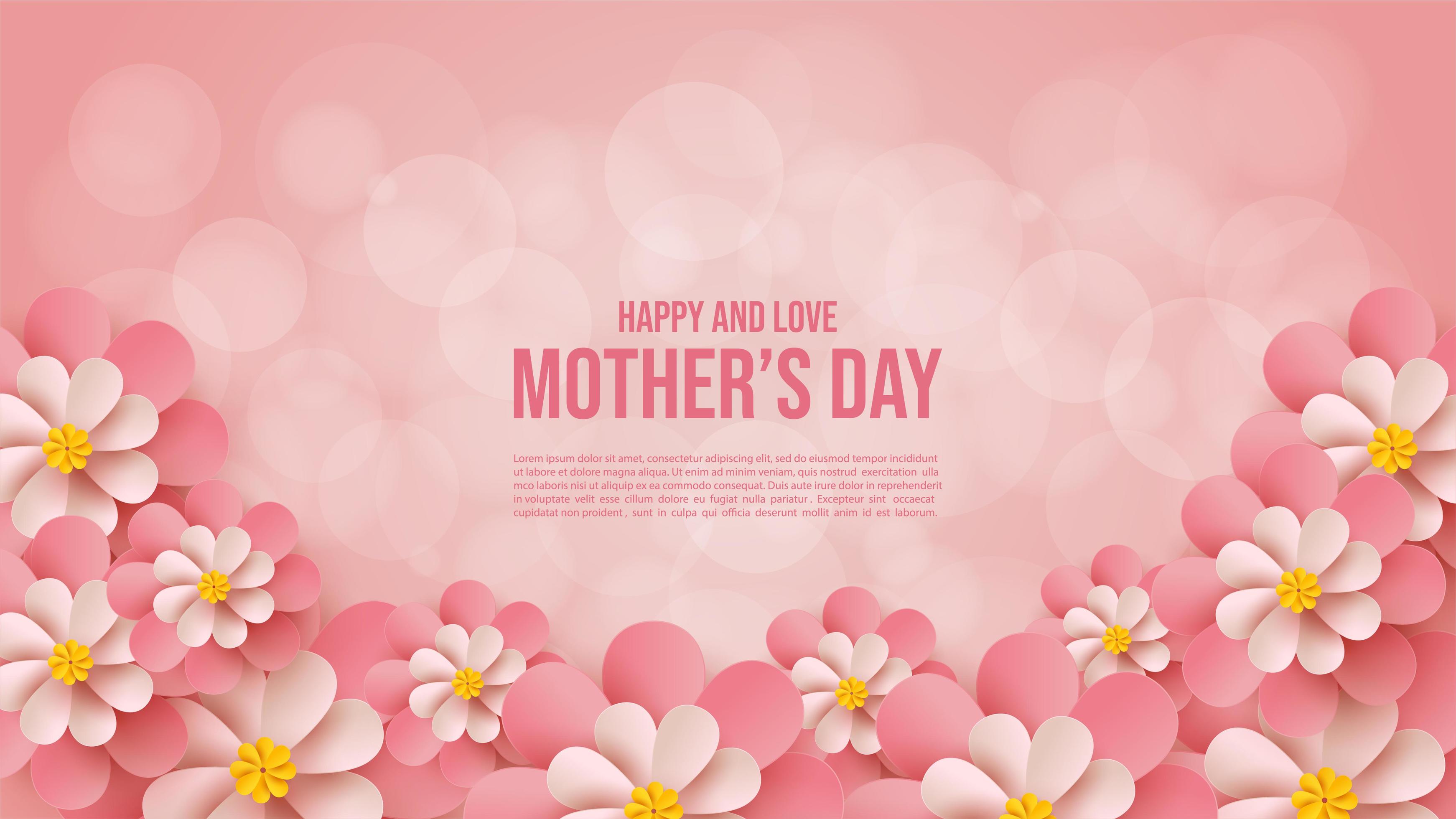 Mother's Day background Download Free Vectors, Clipart Graphics