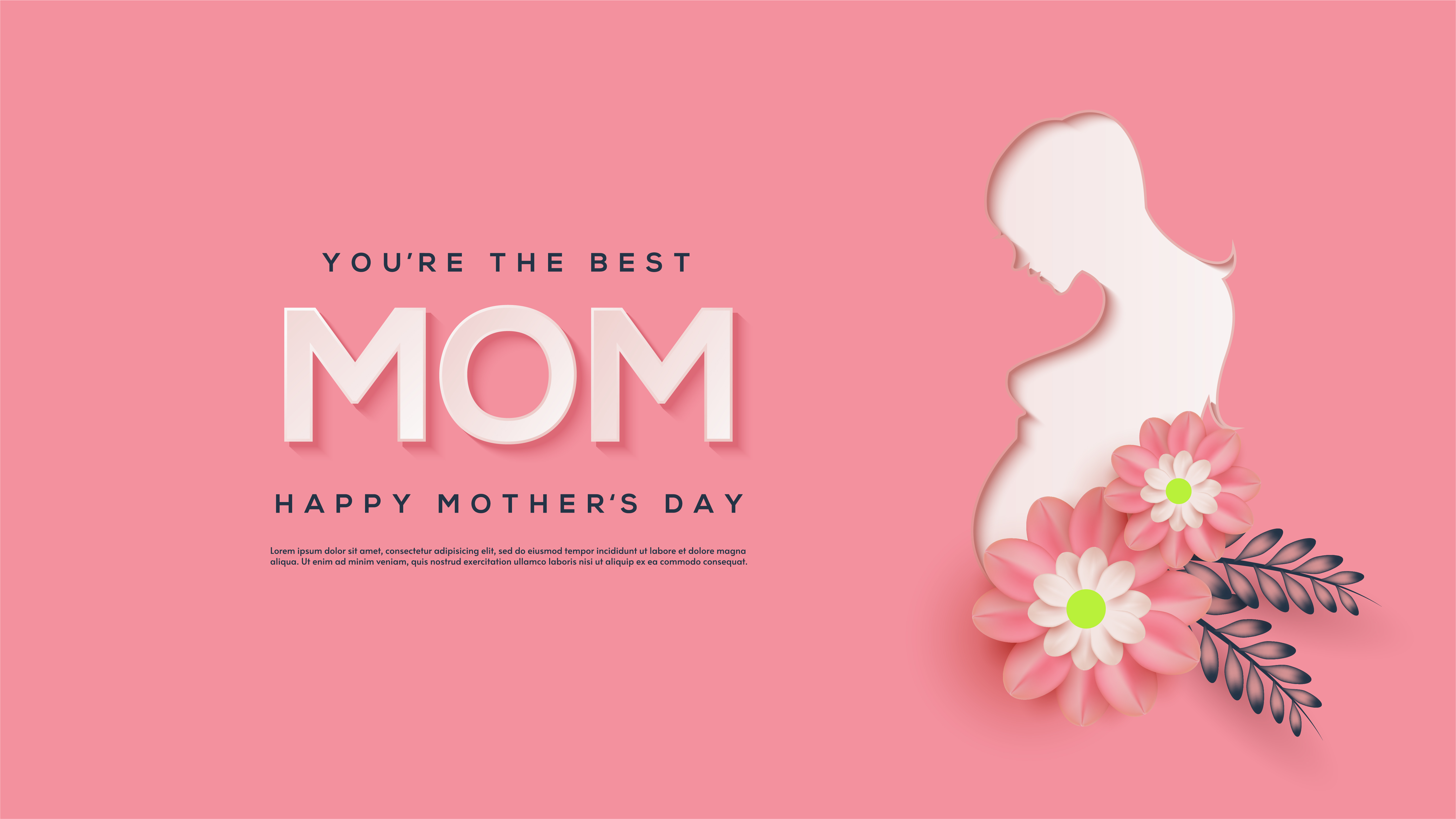 Download Expecting Mother's Day background 1072512 Vector Art at Vecteezy