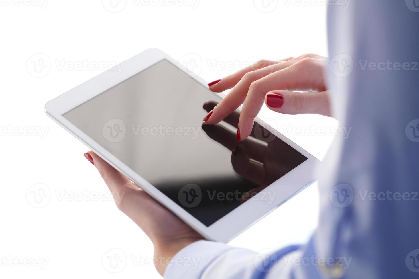 Digital tablet photo