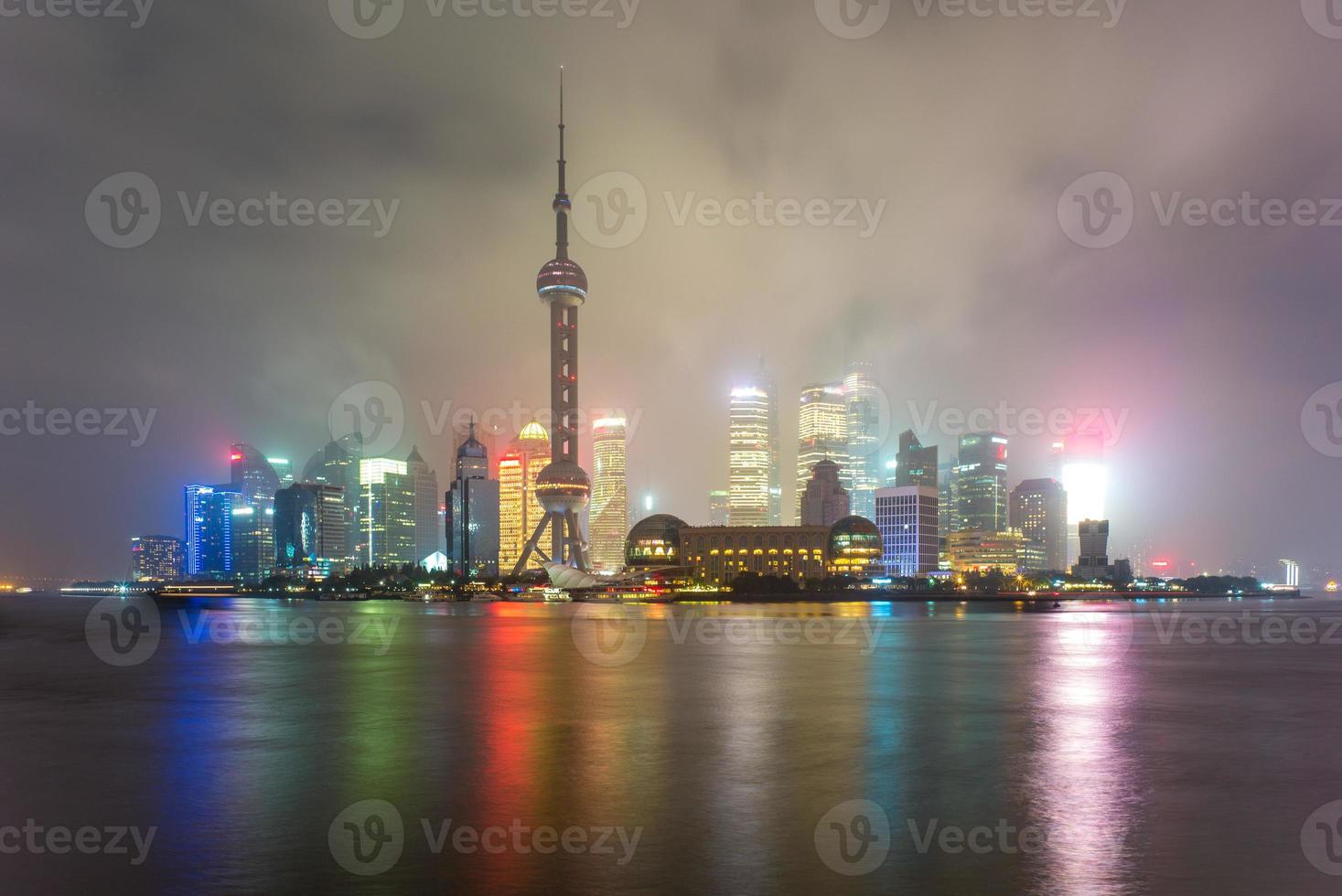 horizonte de shanghai foto