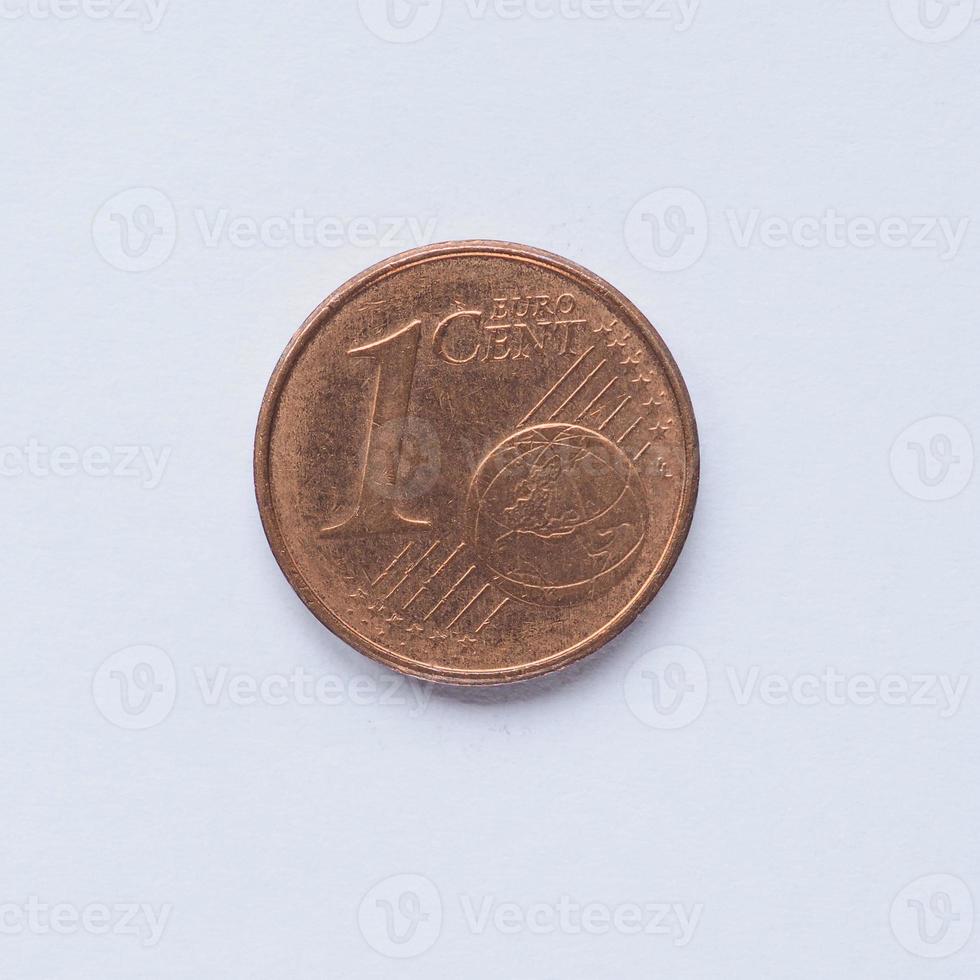 Moneda de 1 centavo foto