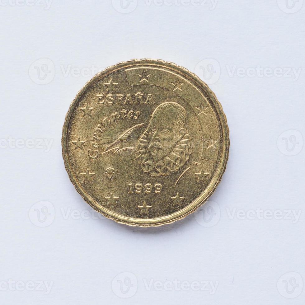 moneda española de 10 centavos foto