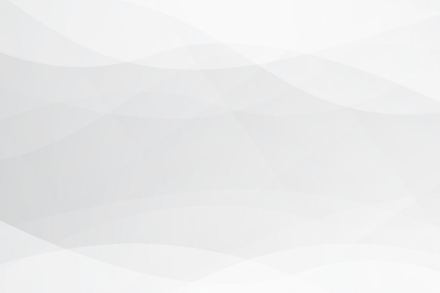 Abstract White and Grey Overlapping Curves Background  vector