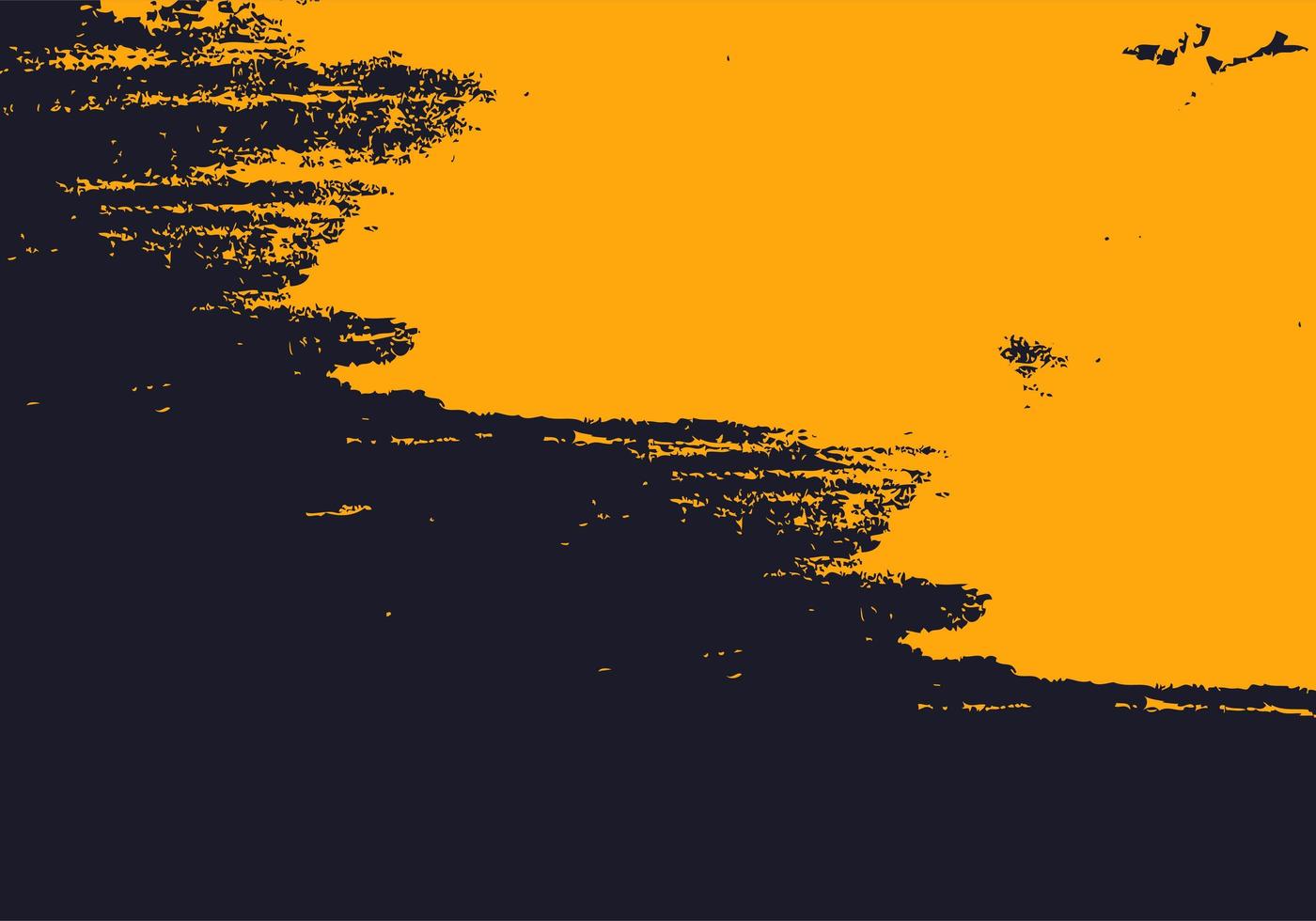 Abstract Grunge Yellow and Navy Paint Texture  vector