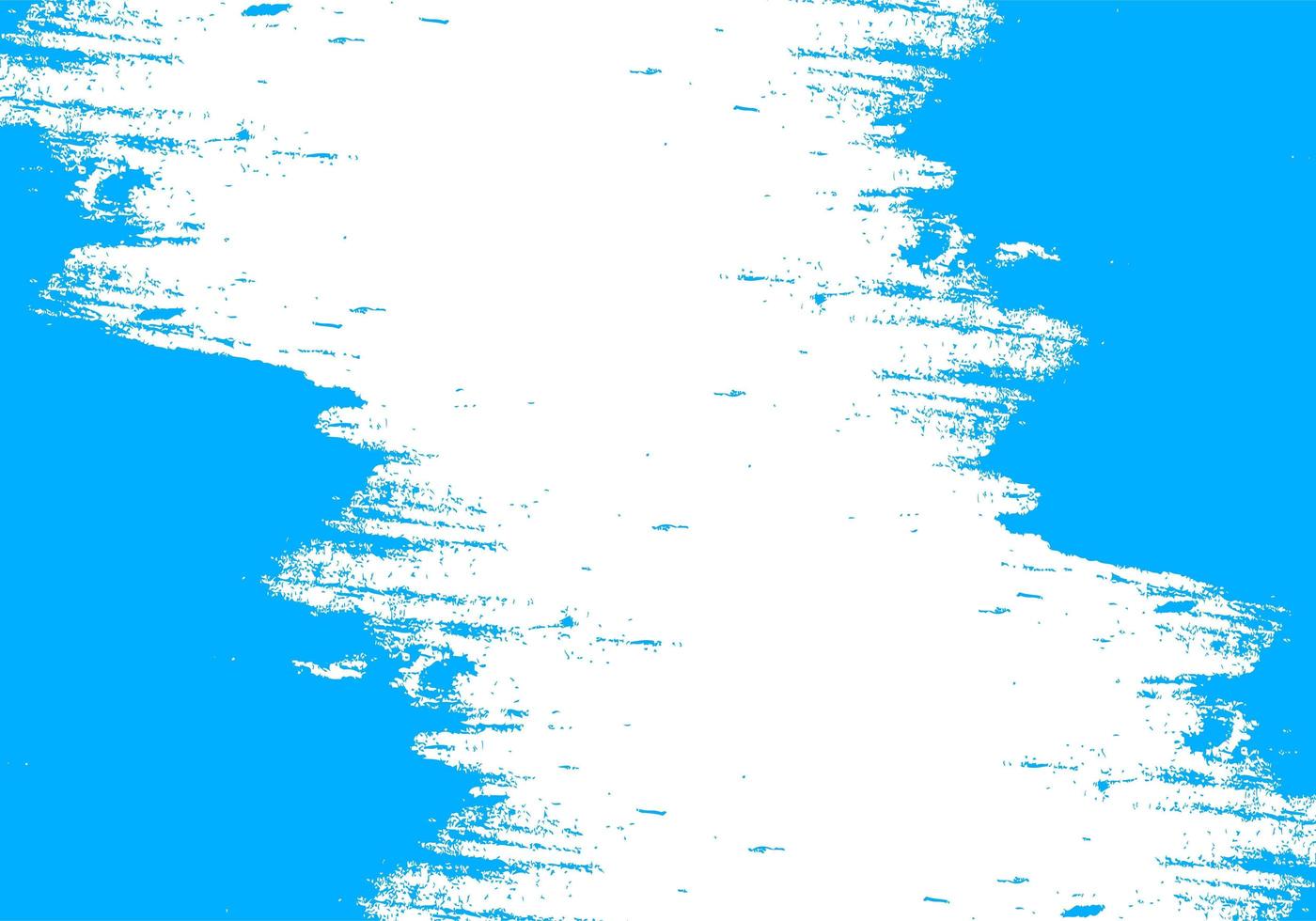 Blue Grungy Brush Stroking in from Each Side vector