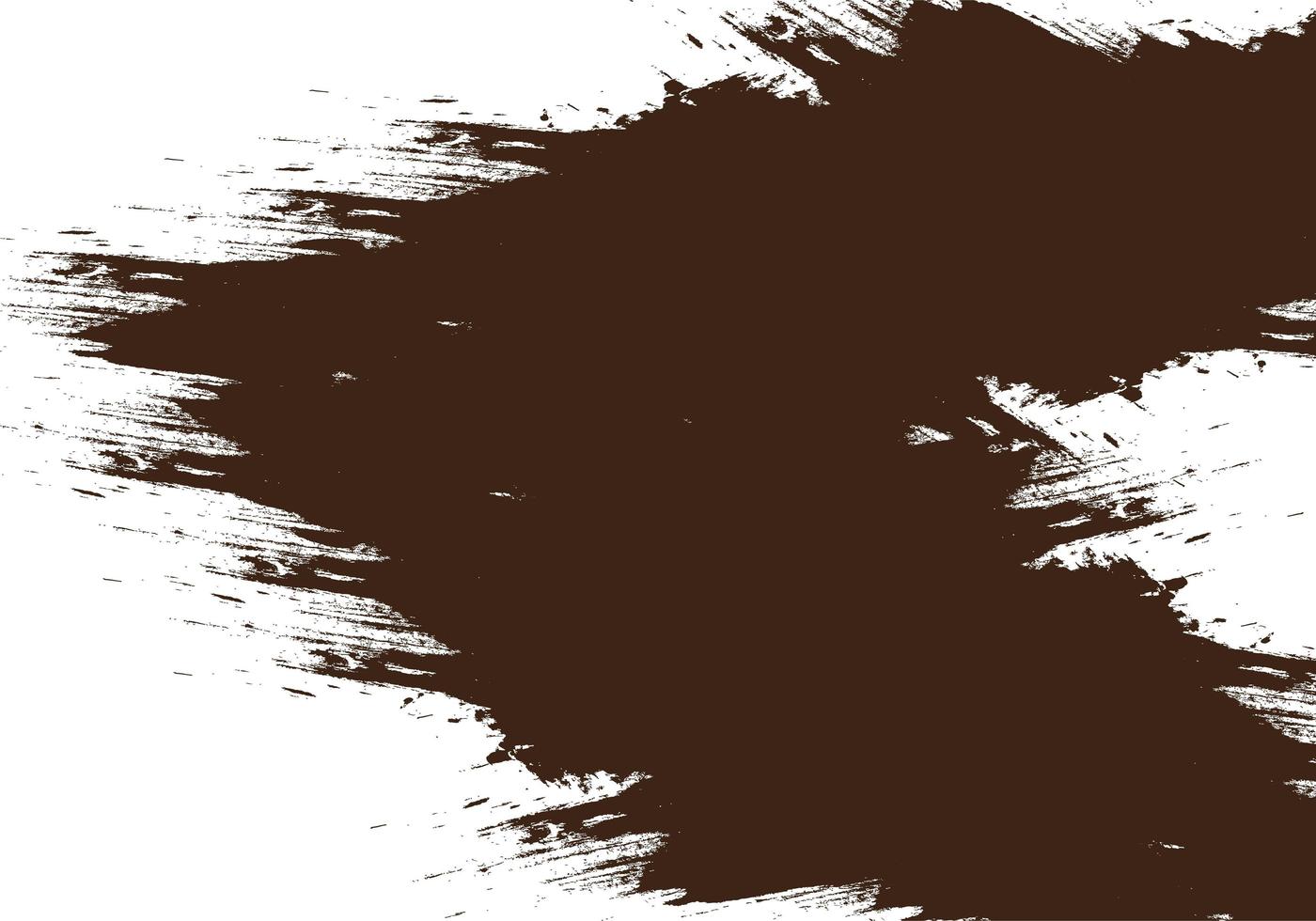 Tinta marrón moderna grunge textura de trazo de triángulo lateral vector