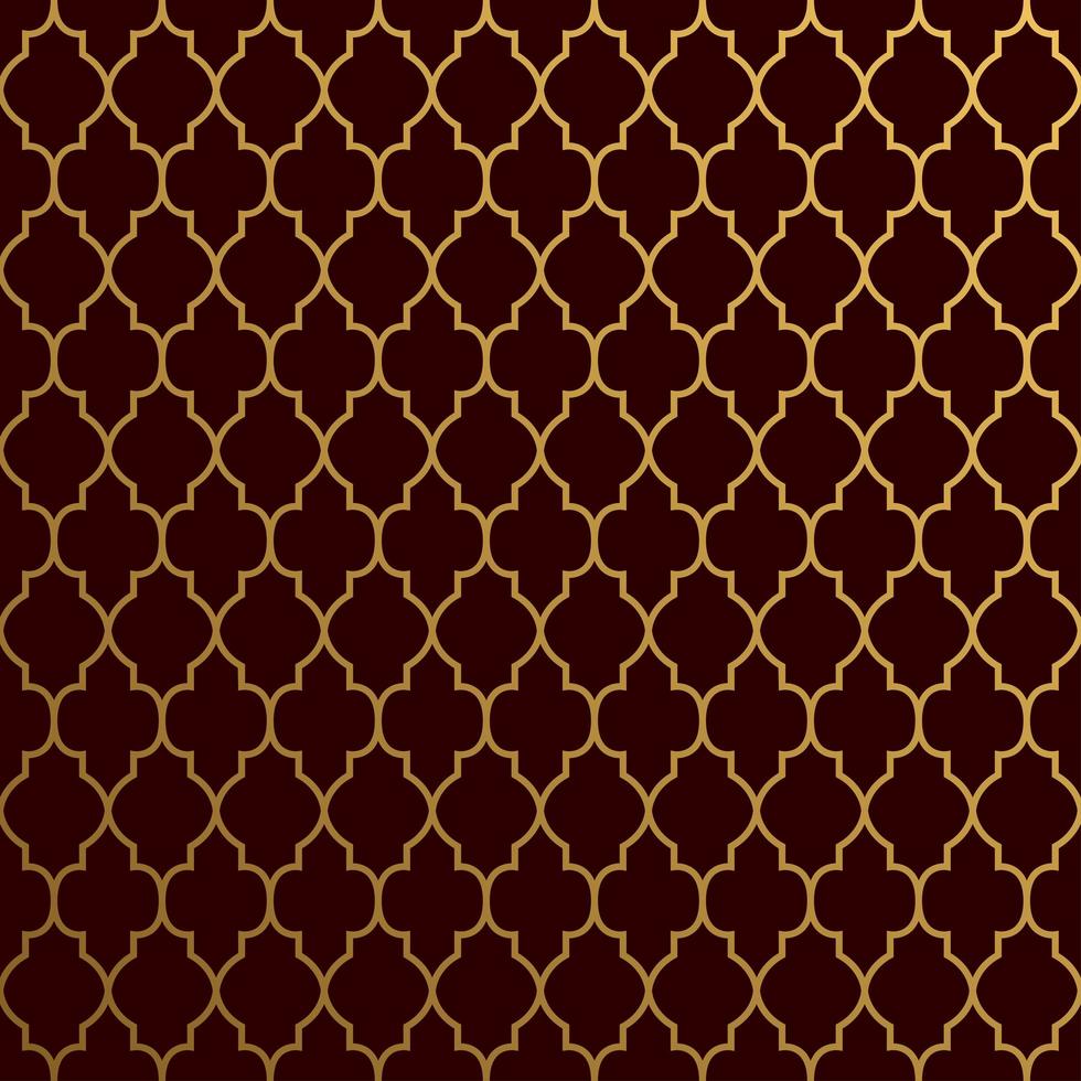 Seamless Luxurious Shape Pattern on Dark Background vector