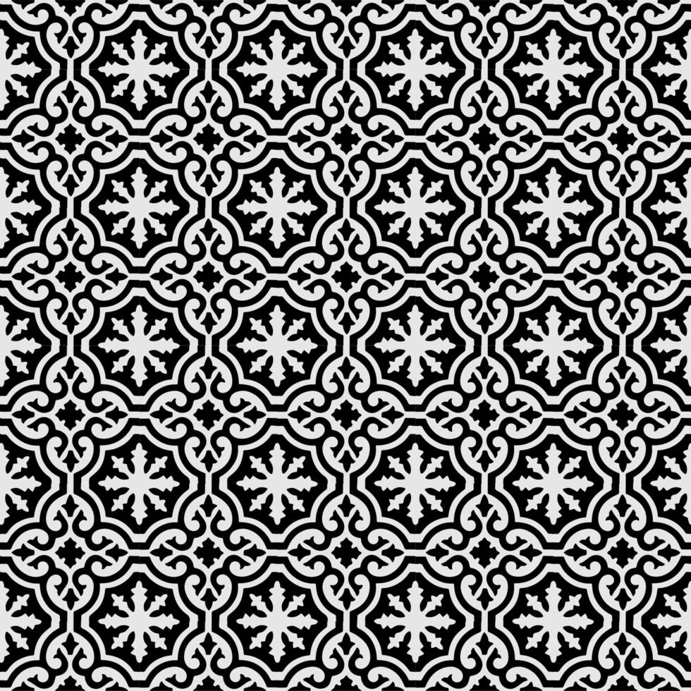 Ornamental foliage seamless pattern vector