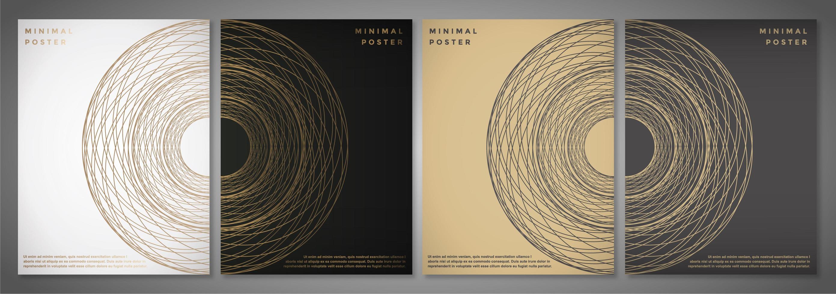 Modern  template for brochure leaflet flyer set vector