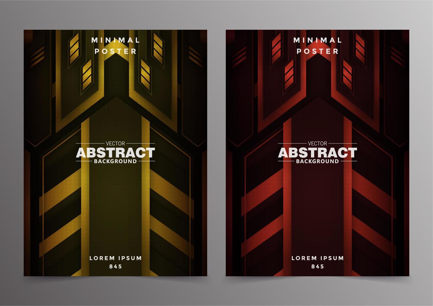 Abstract tech minimal covers design vector