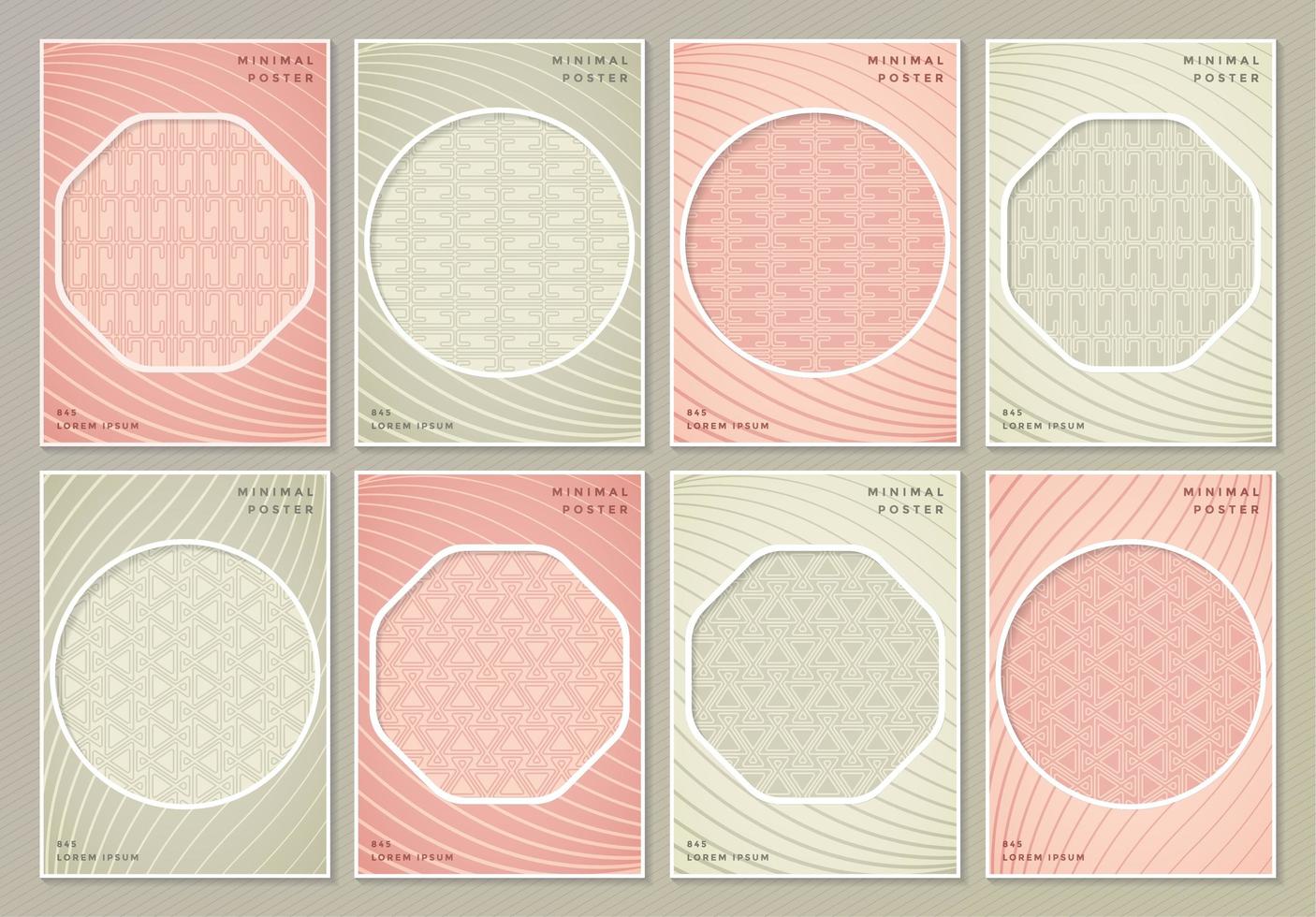 texturas de patrones de colores retro abstractos para portadas de libros  1100077 Vector en Vecteezy