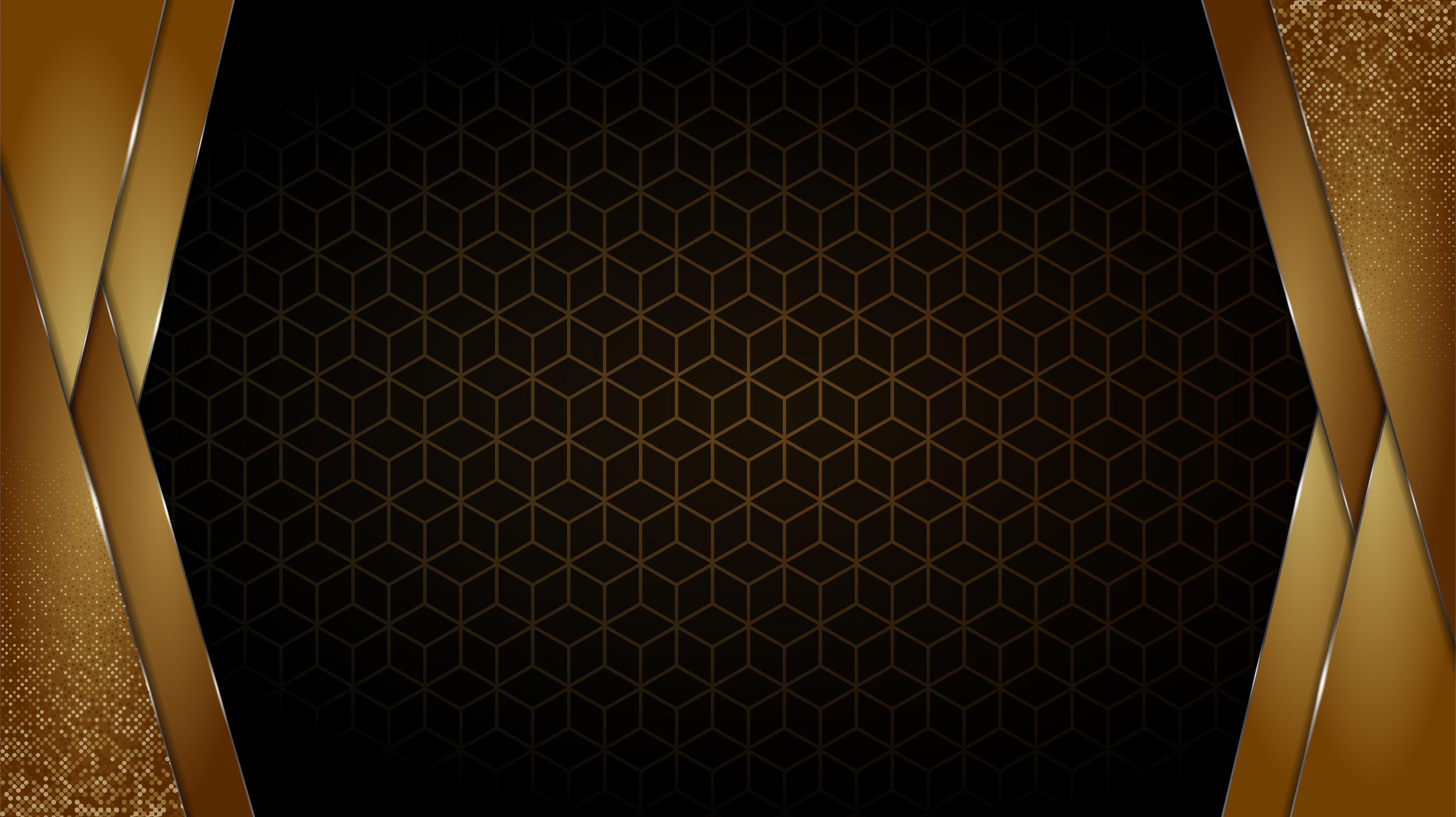 Fondo de lujo negro y oro 1100165 Vector en Vecteezy