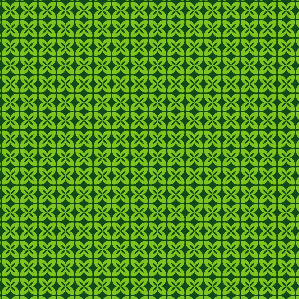 Green Leaf Pattern  vector