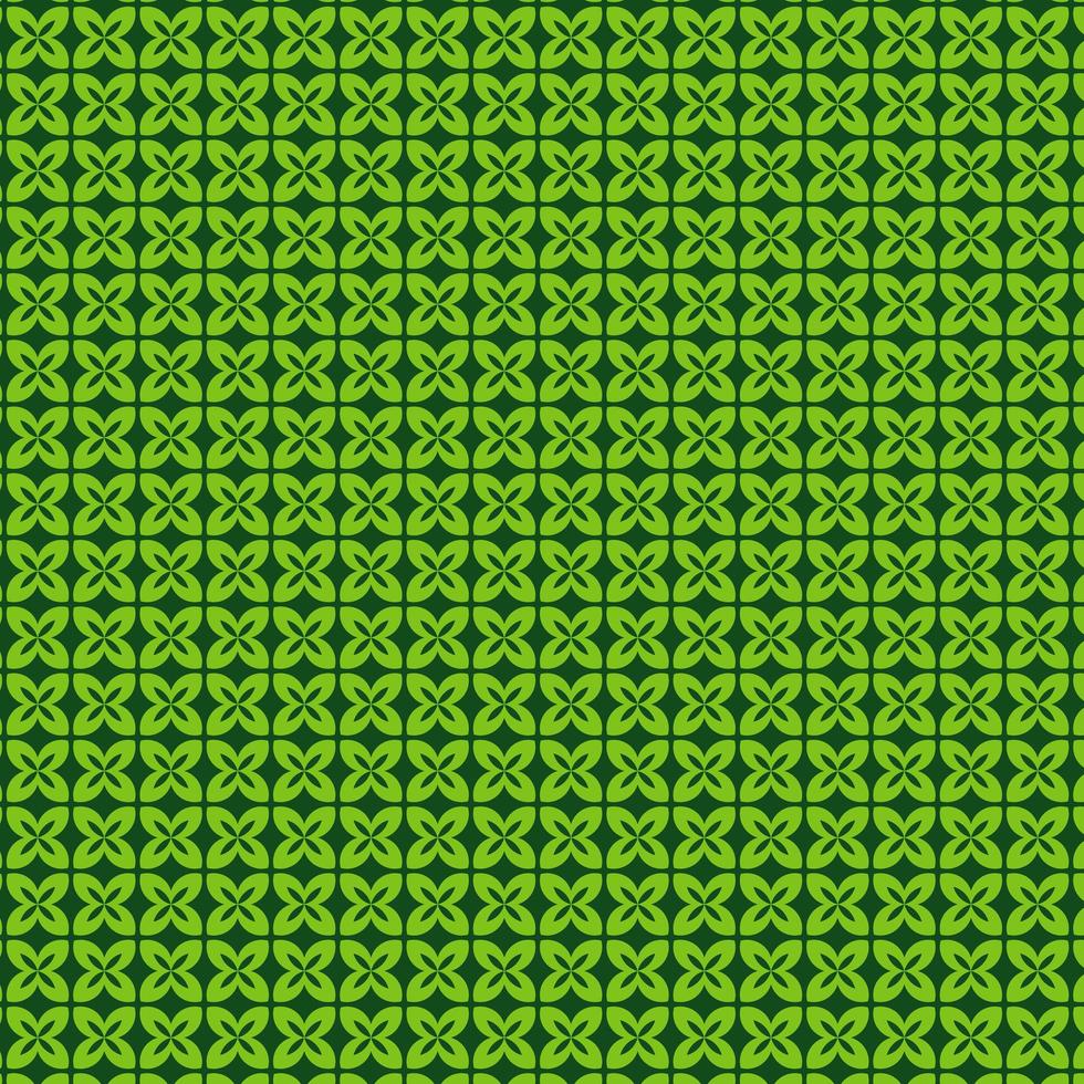 Green Leaf Pattern  vector