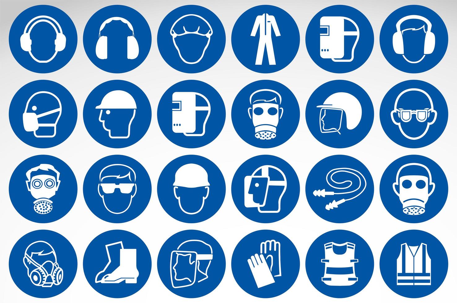 Required Personal Protective Equipment vector